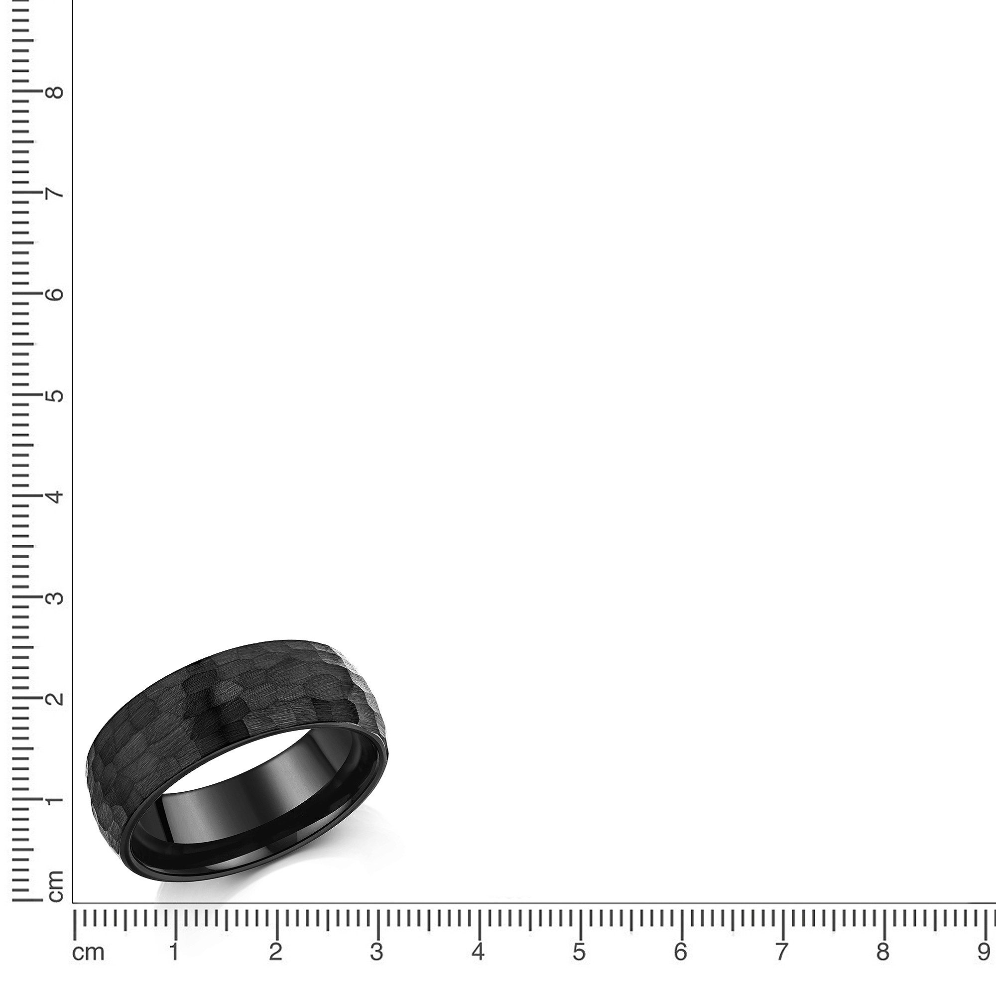 Zeeme Fingerring Wolfram schwarz