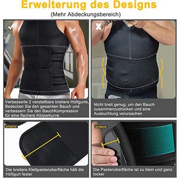 GOLDEN Bauchweggürtel Fitnessgürtel Schwitzgürtel Bauchweg Abnehmen Tailletrainer für Herren