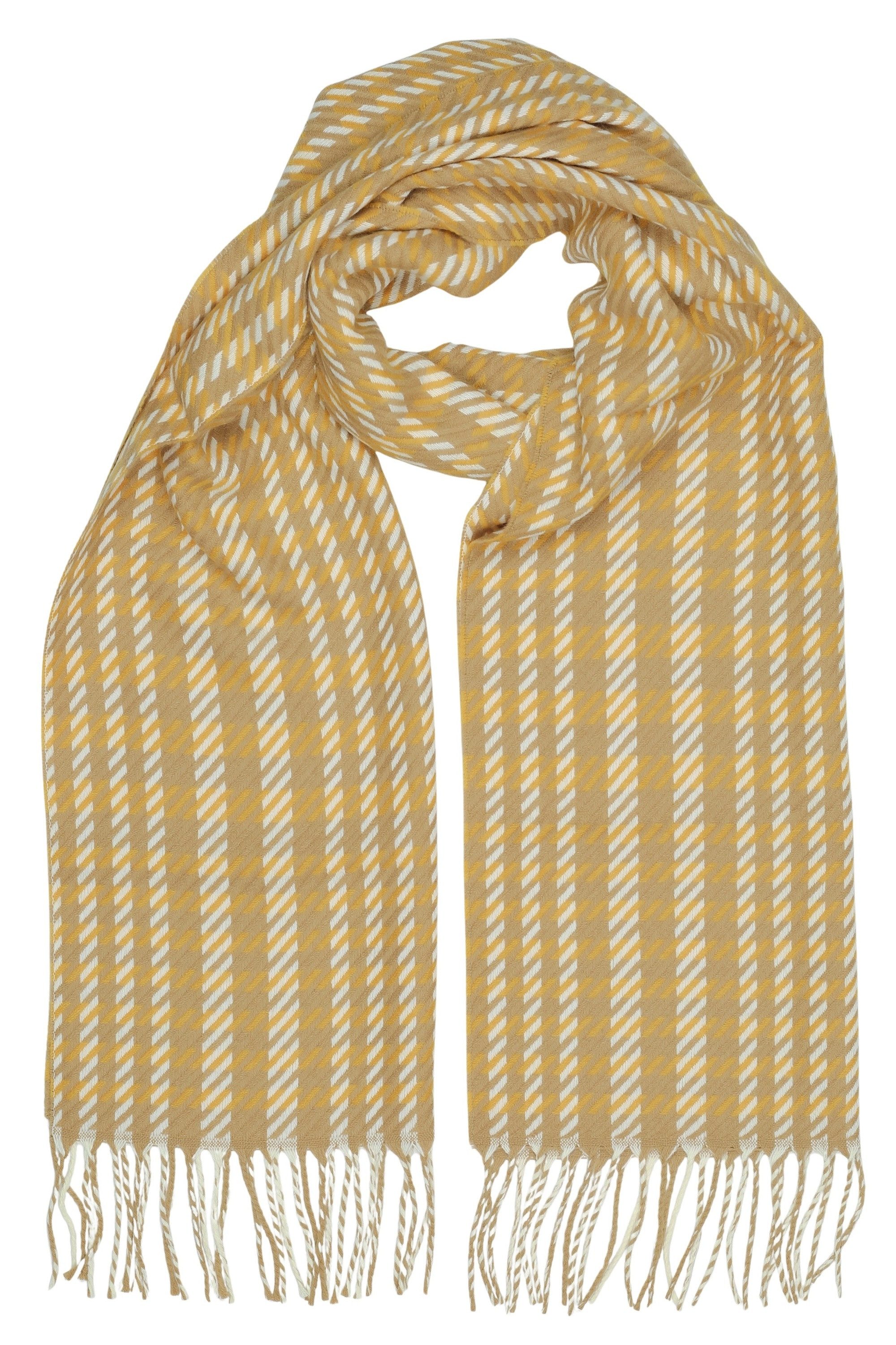 COLLEZIONE ALESSANDRO Wollschal Inverno, (1-St), Made in Italy, mit modernem Karo
