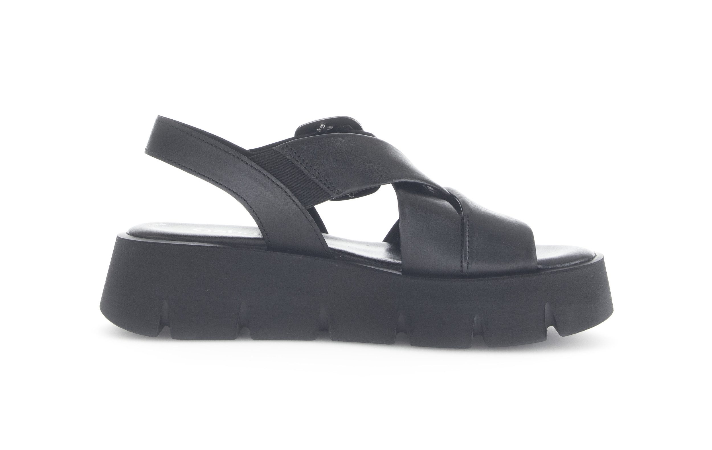 Gabor GABOR Plateau Sandalen Schwarz Keilsandalette günstig online kaufen