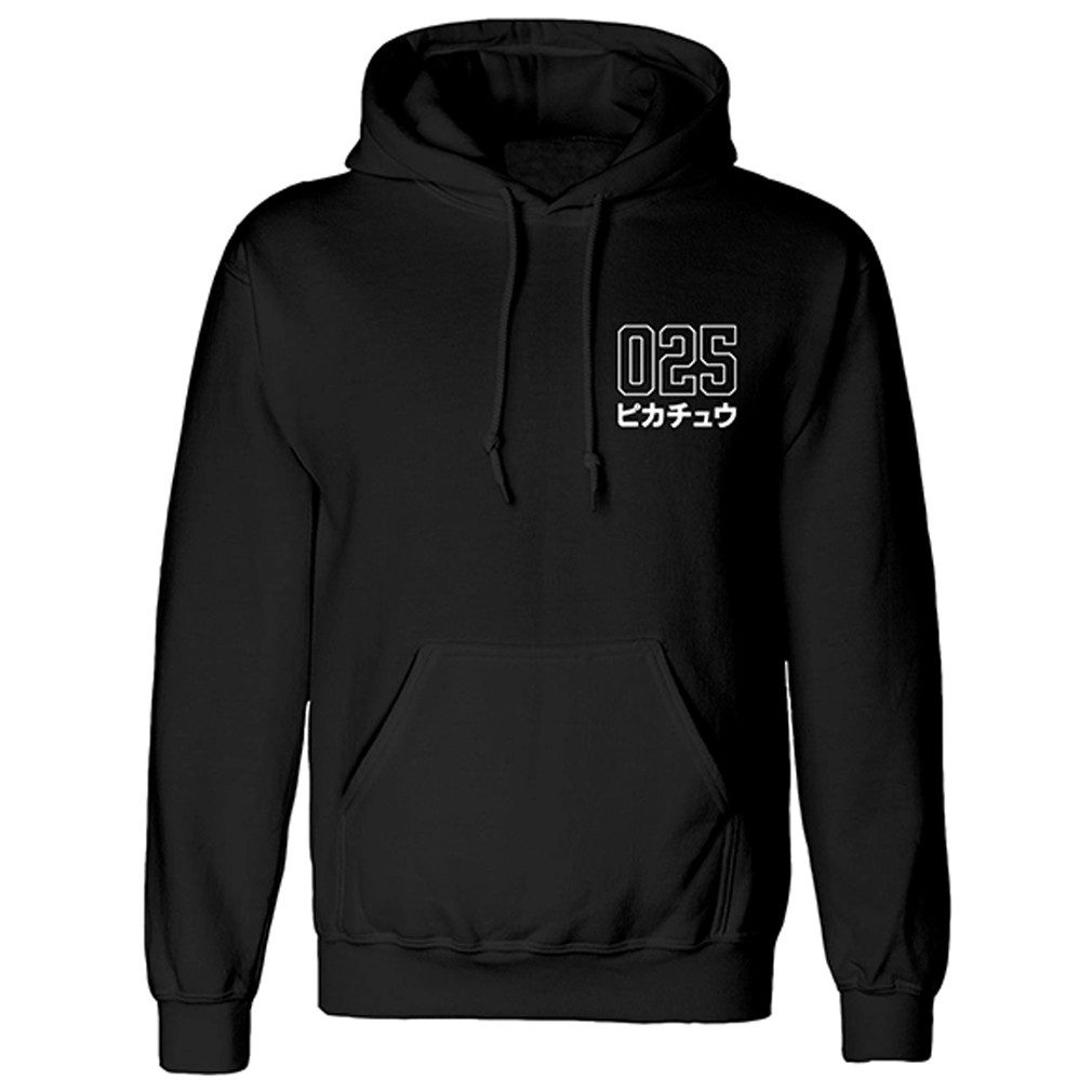 POKÉMON Hoodie Halftone Pikachu Kawaii Anime Manga