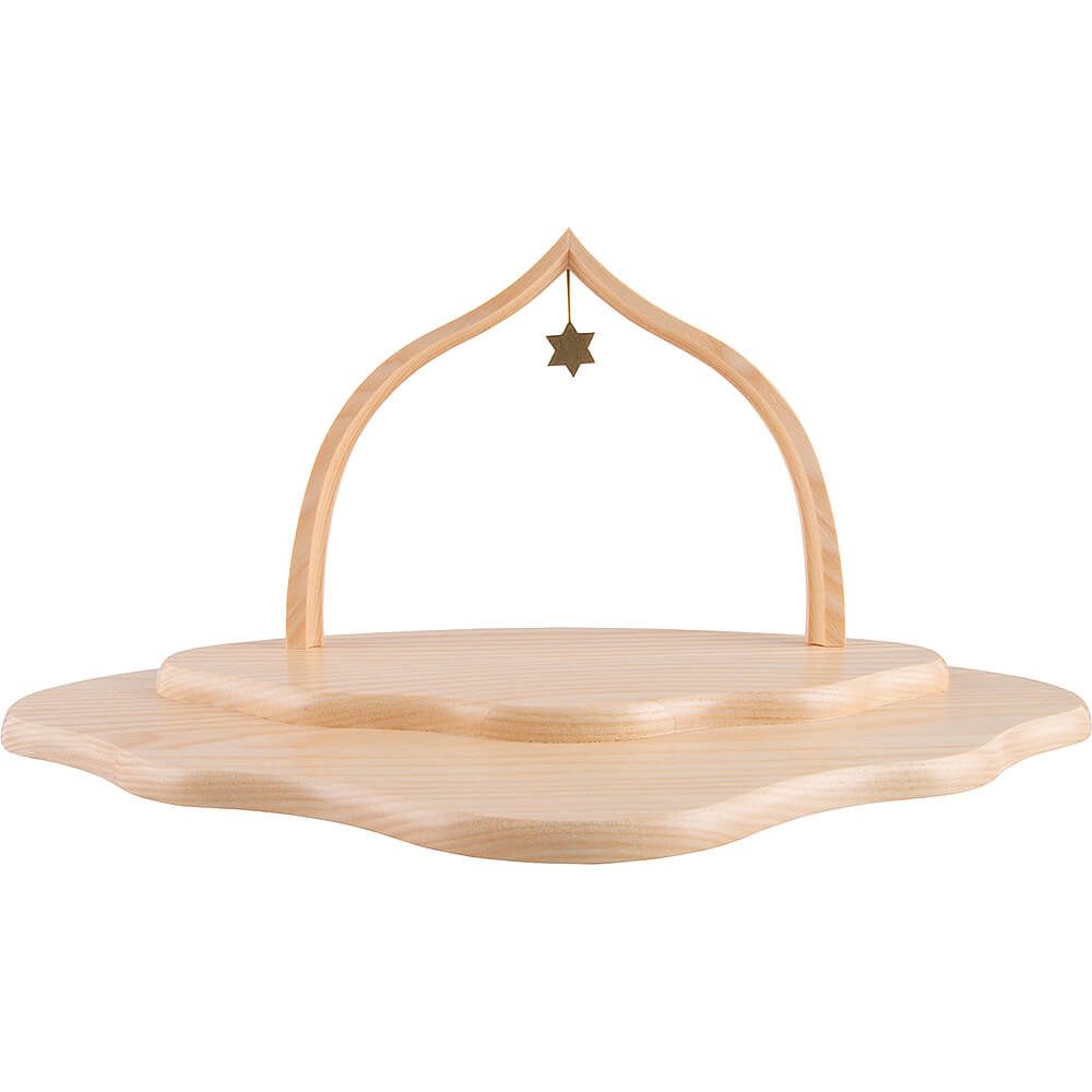 Blank Kunstgewerbe Dekofigur Engelswolke mit zwei Etagen, natur mit Bogen ( günstig online kaufen