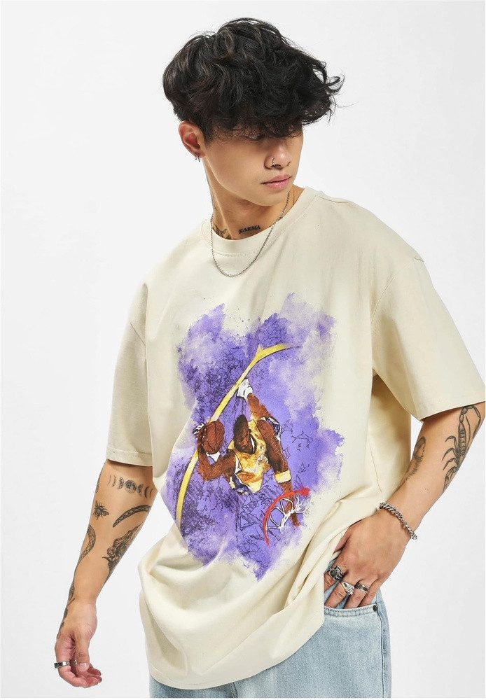 MisterTee T-Shirt "MisterTee Unisex Basketball Clouds 2.0 Oversize Tee", (1 günstig online kaufen