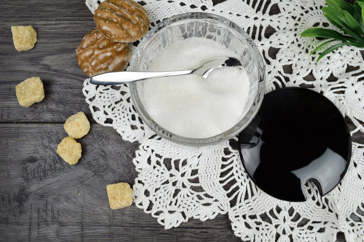 Sendez Zuckerdose Zuckerdose mit Deckel +Löffel Vorratsdose Marmeladendose Gewürzdose