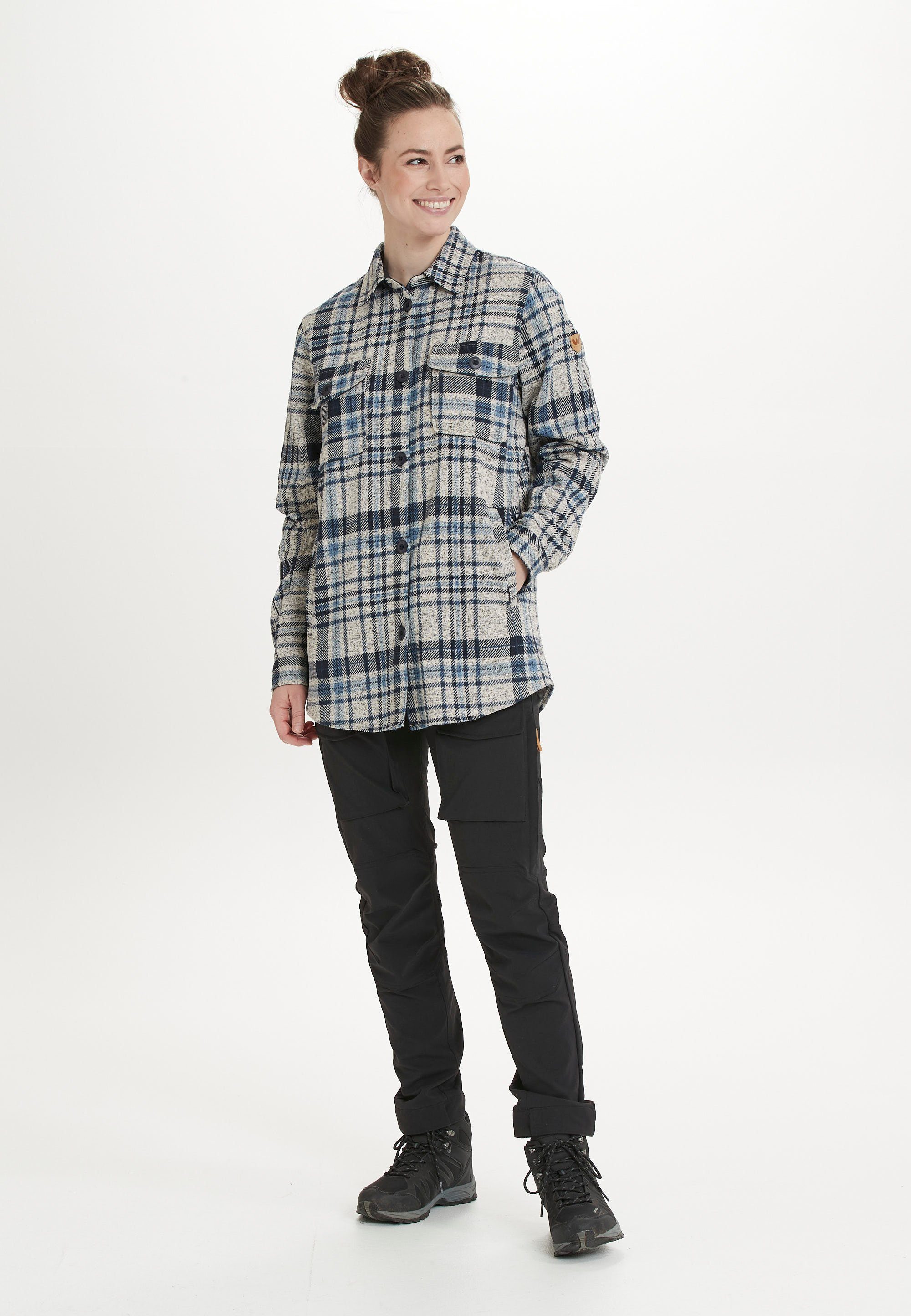 WHISTLER Fleeceshirt Milly (1-tlg) mit tollem Karo-Muster günstig online kaufen