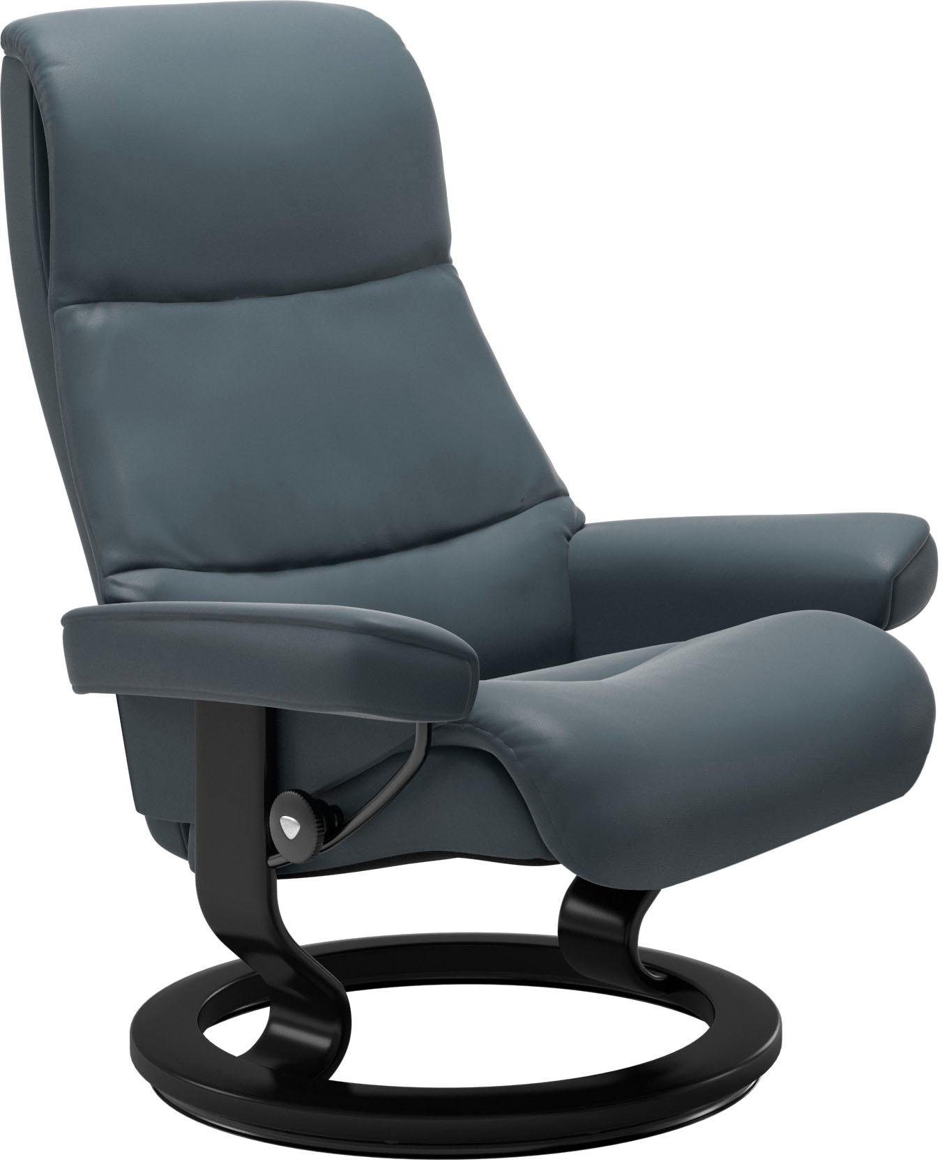 Schwarz mit View, Stressless® L,Gestell Relaxsessel Größe Classic Base,