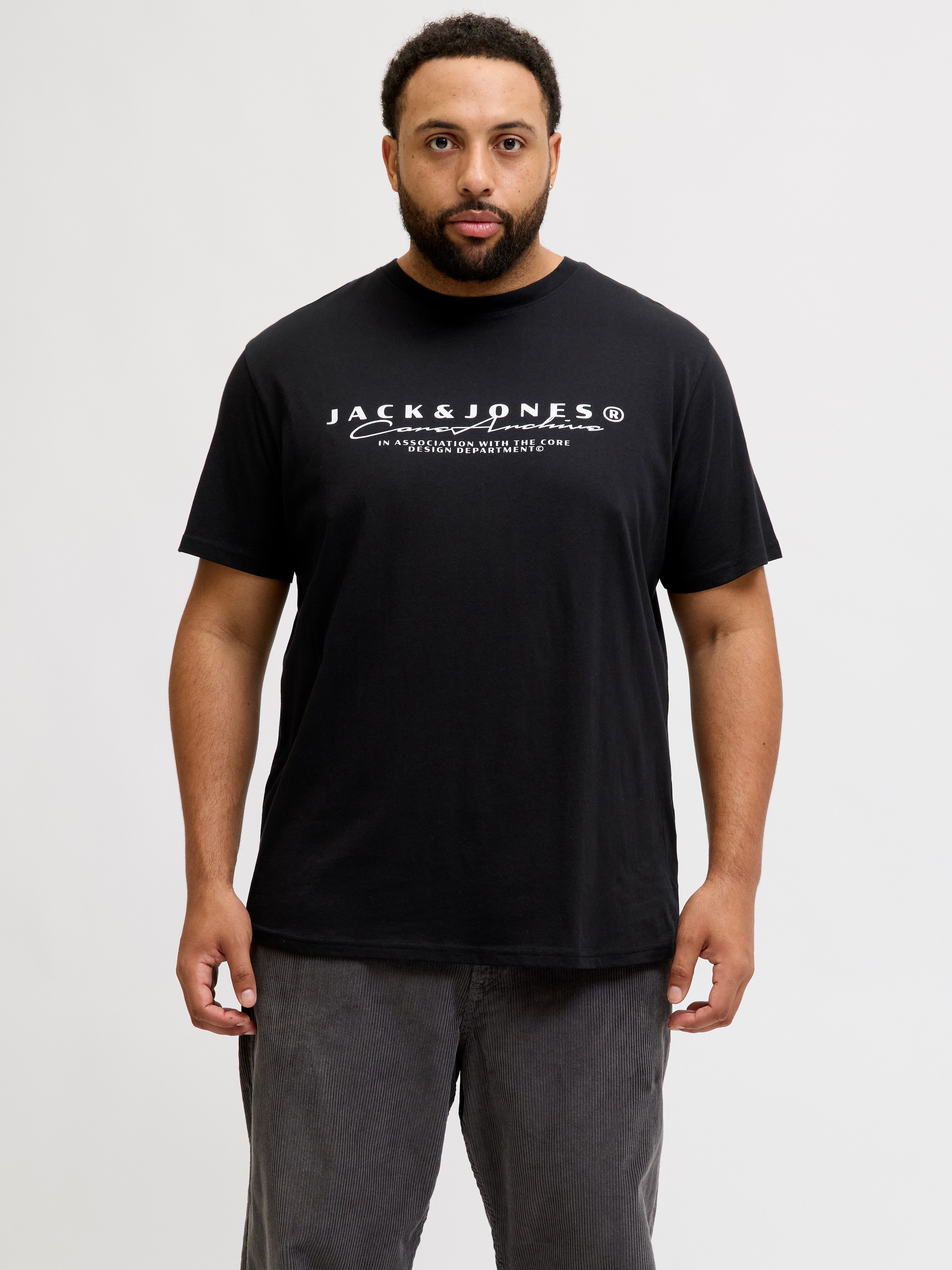 Jack & Jones PlusSize Kurzarmshirt JCOPOINT BRANDING TEE SS CN FST PLS günstig online kaufen