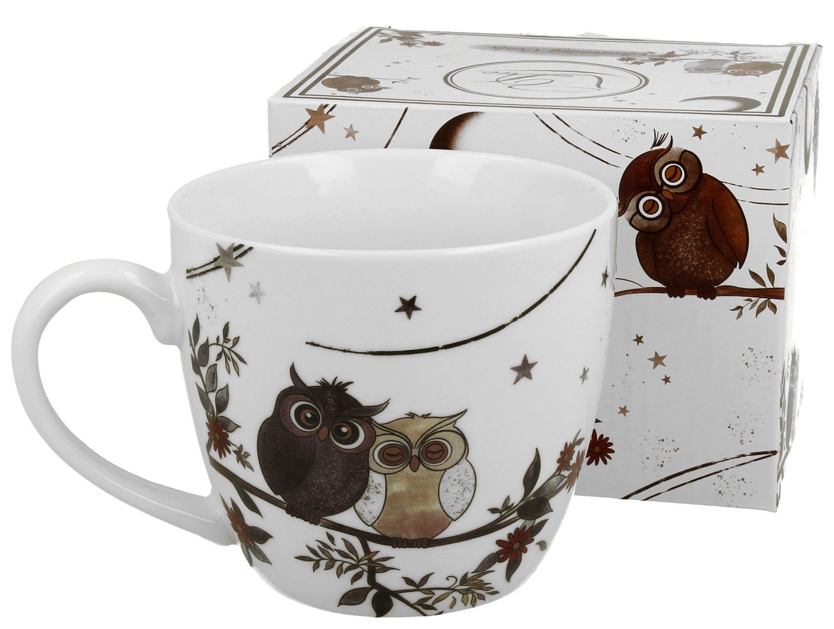 Owls Dark-Desires Tasse Charming Kaffeebecher 460 von Becher ml Duo