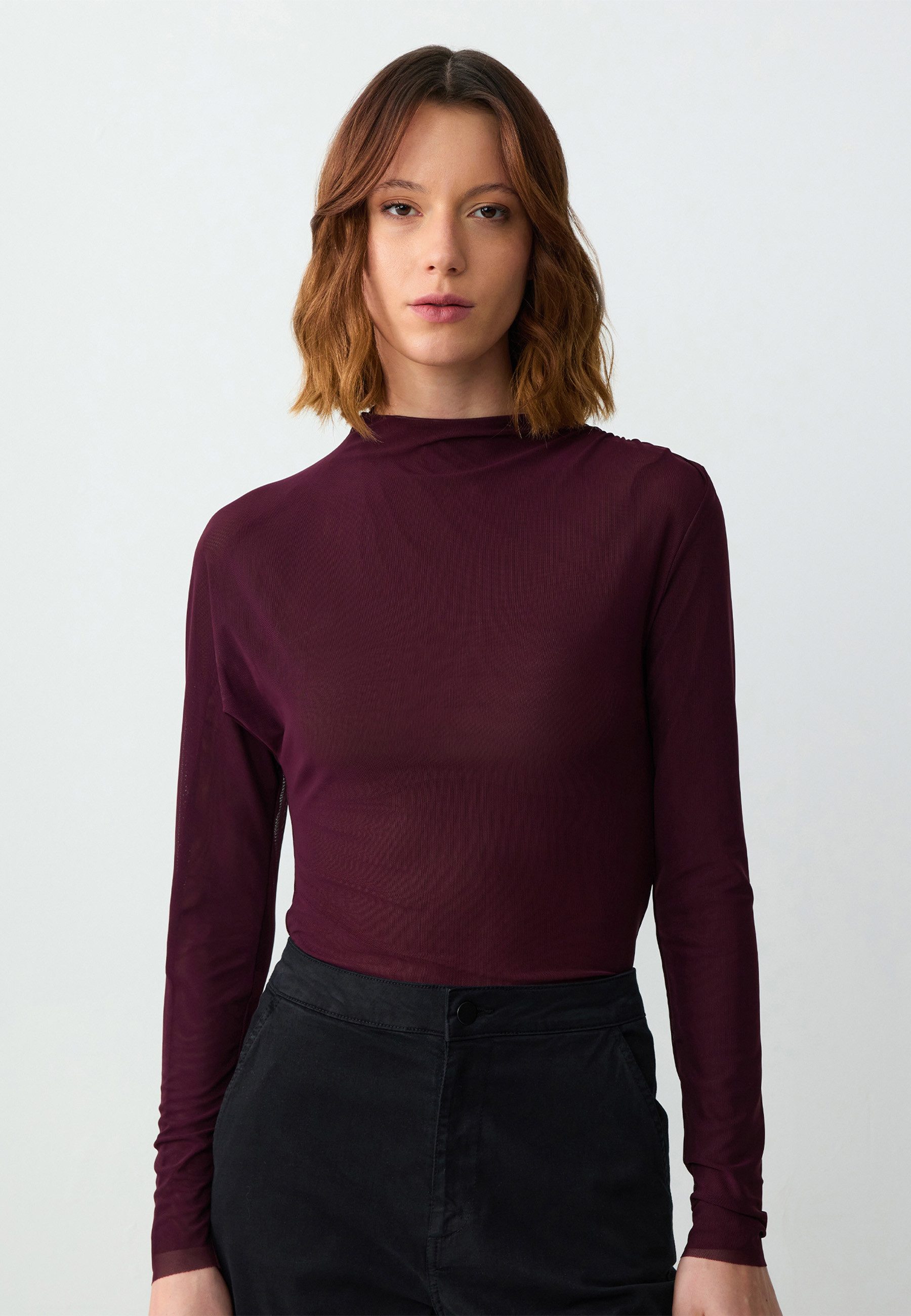 Blusentop Slim Fit Bluse „Sumac“