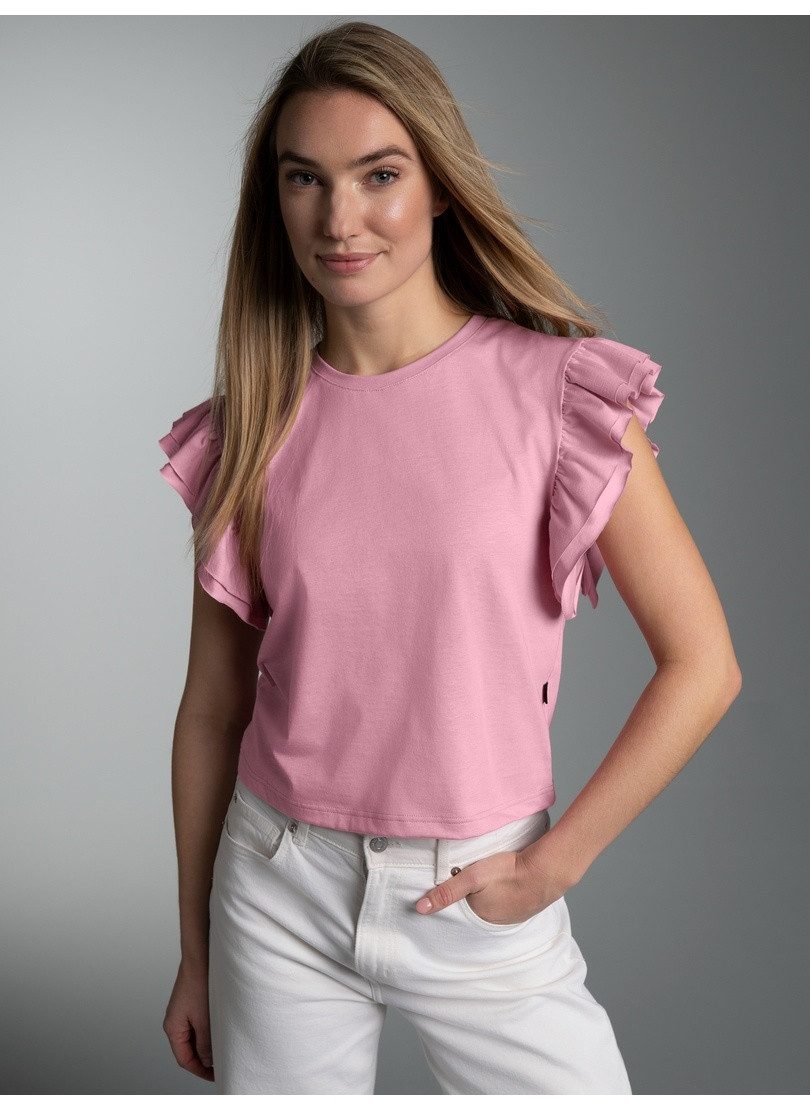 Trigema T-Shirt TRIGEMA Volant Shirt (1-tlg)