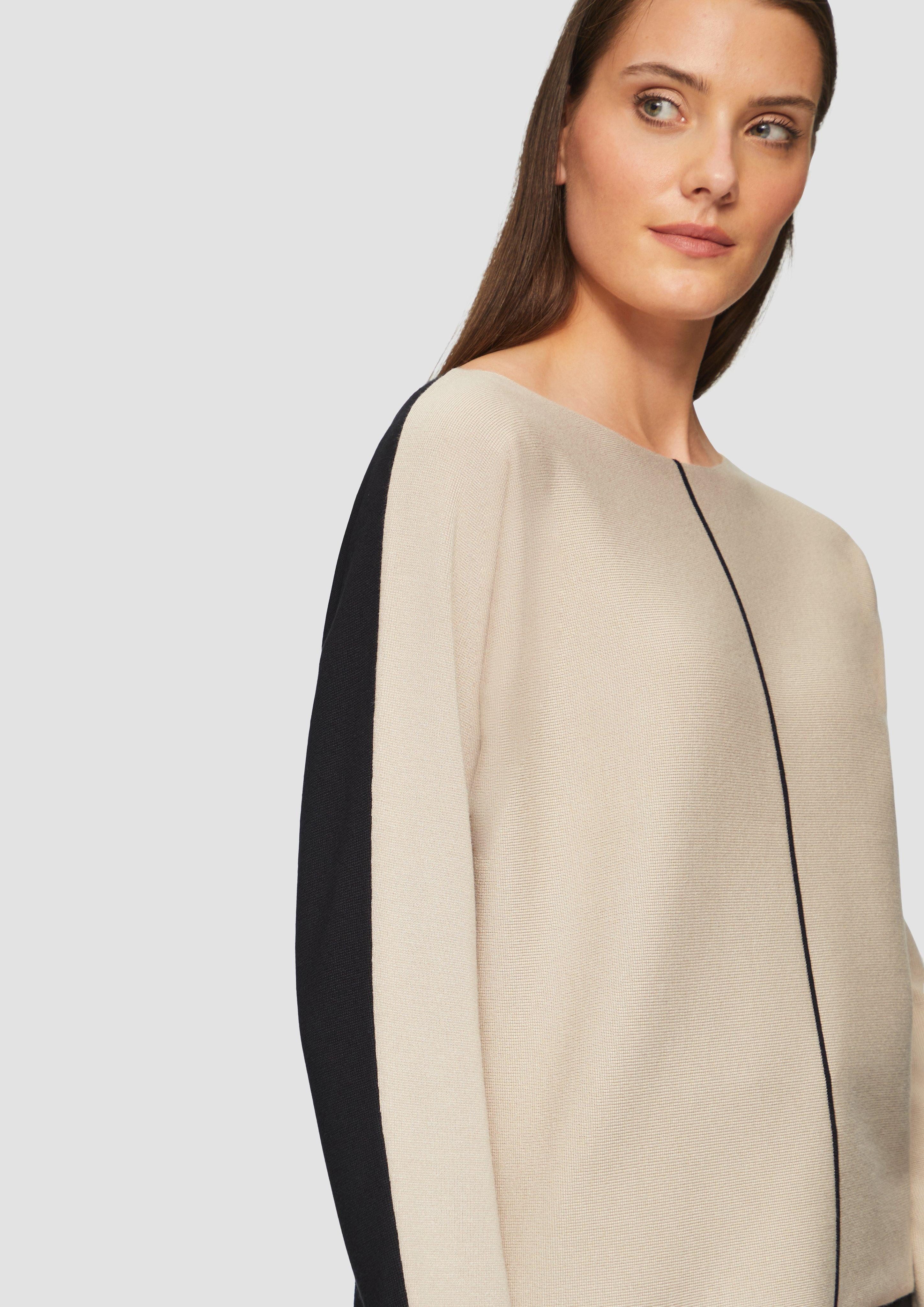 s.Oliver BLACK LABEL Strickpullover Modischer Strickpullover günstig online kaufen