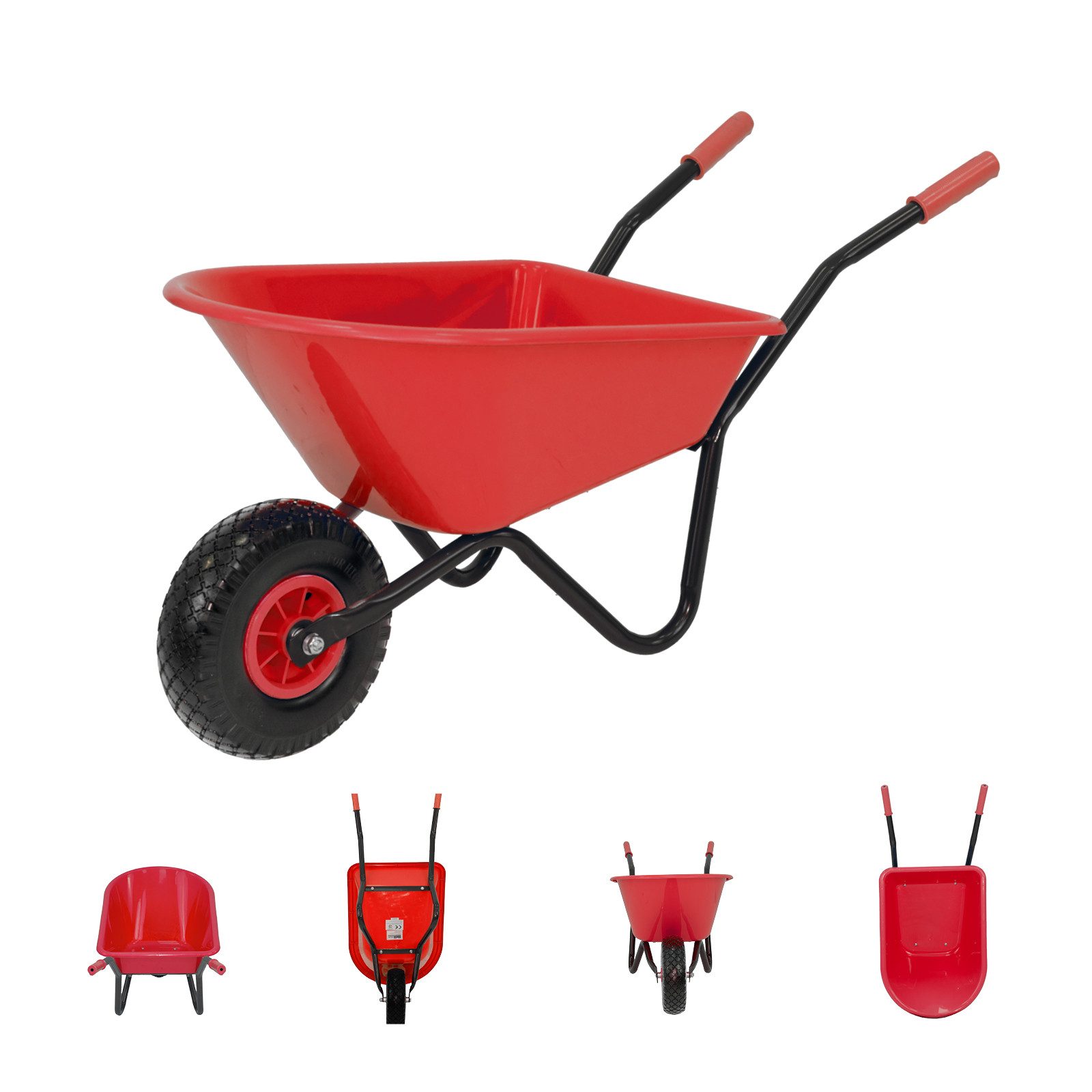 TRUTZHOLM Spielzeug-Gartenset Kinderschubkarre uni 40kg Kunststoffwanne in günstig online kaufen