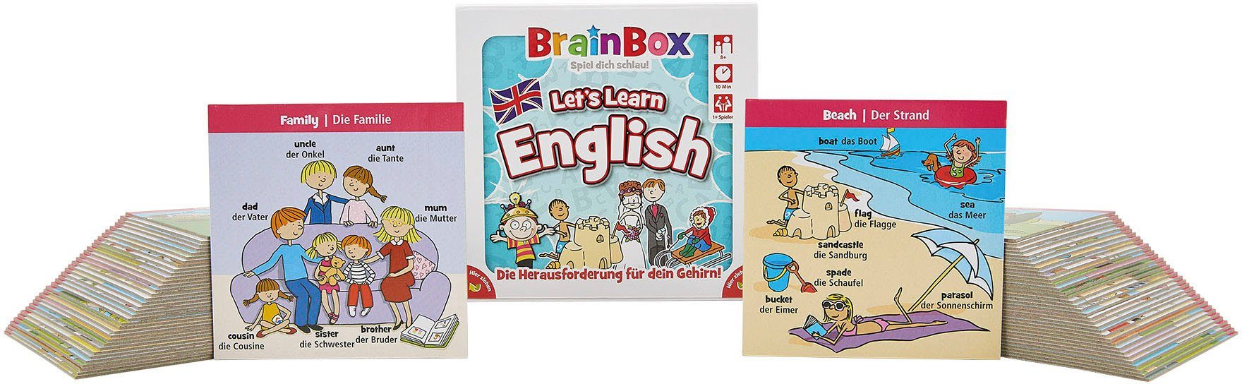 BrainBox Spiel Let's Learn English, Lernspiel – Bild 5 von 5