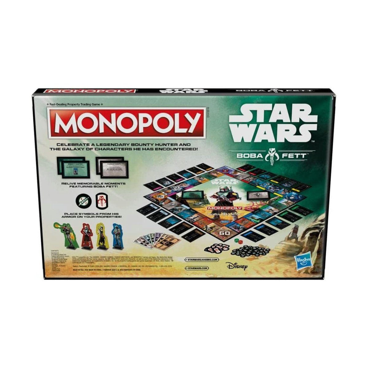 Fett Wars: Star (englisch) Brettspiel Spiel, Hasbro Monopoly - Boba
