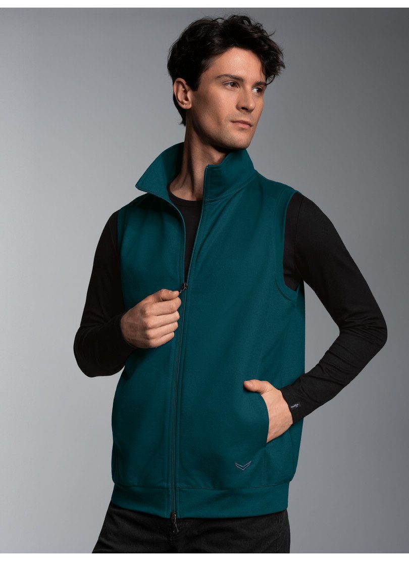 Steppweste TRIGEMA Weste aus bequemem Sweat-Material
