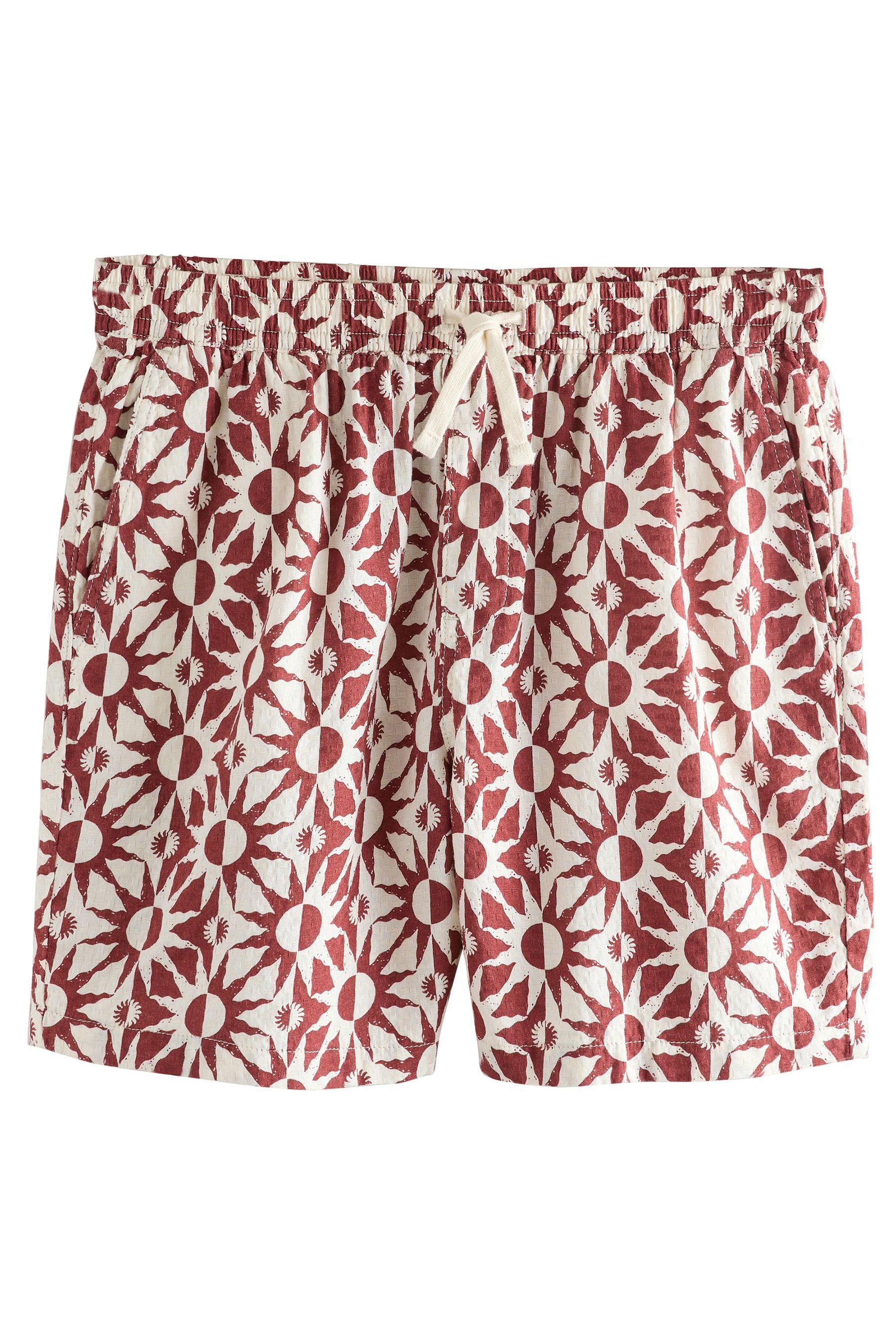 Next Shorts Shorts mit Kordelzug und Sonnen-Print (1-tlg) günstig online kaufen