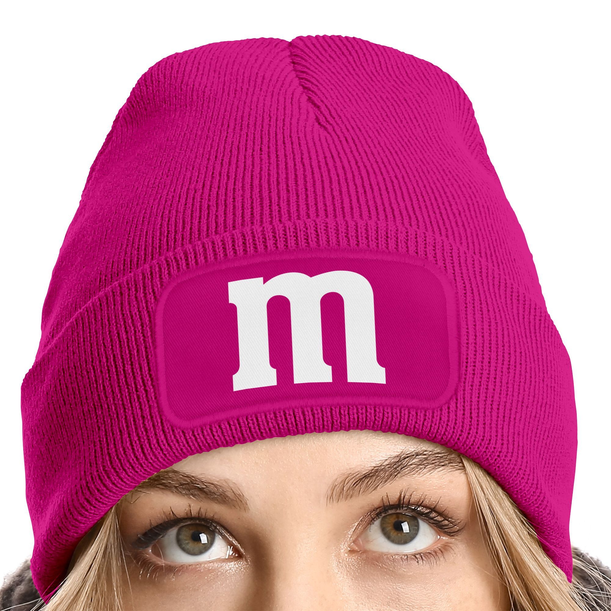 MoonWorks Strickmütze Damen Beanie Patch Strickmütze günstig online kaufen