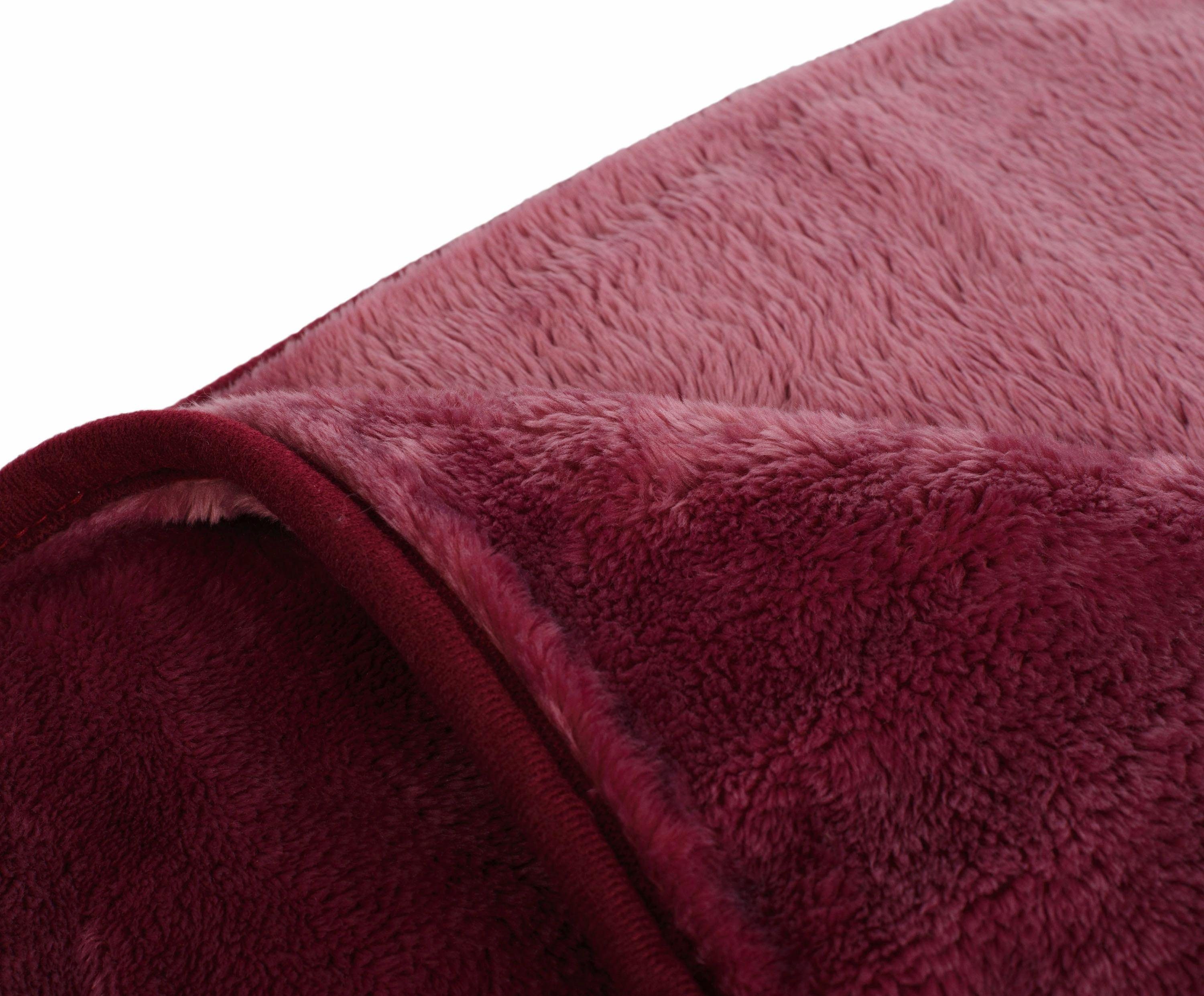 Wohndecke Premium Cashmere Feeling, Gözze, mit premium Cashmere Feeling, Kuscheldecke