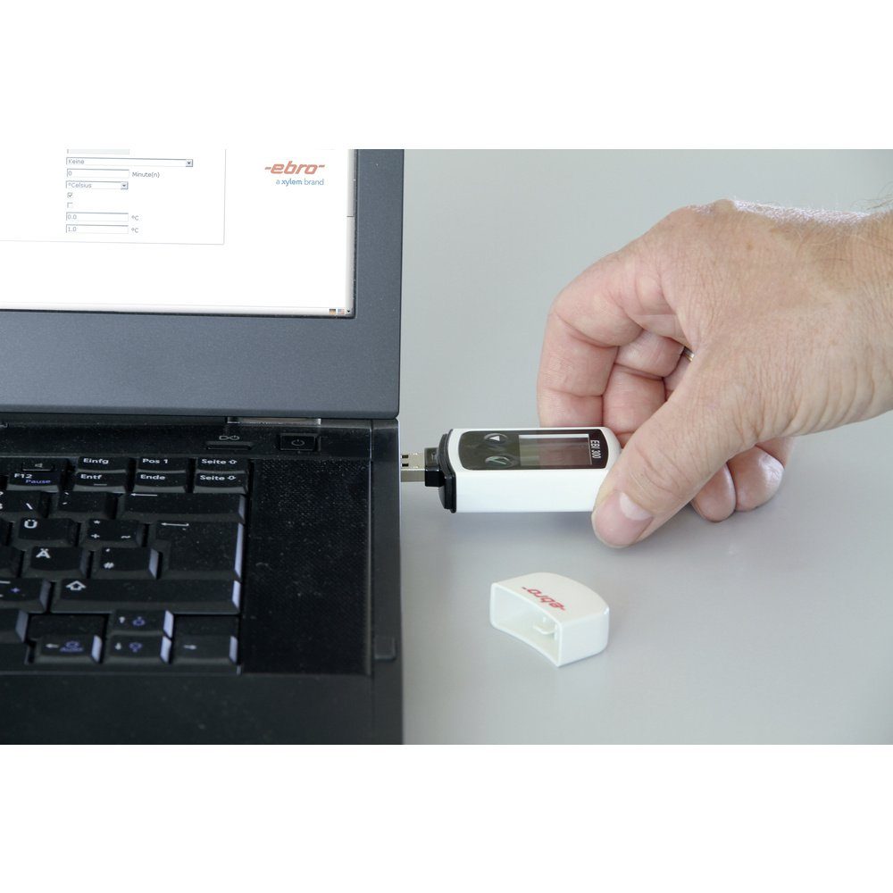 ebro Klimamesser ebro 1340-6330 EBI 300 Temperatur-Datenlogger Messgröße Temperatur -3, (EBI 300)