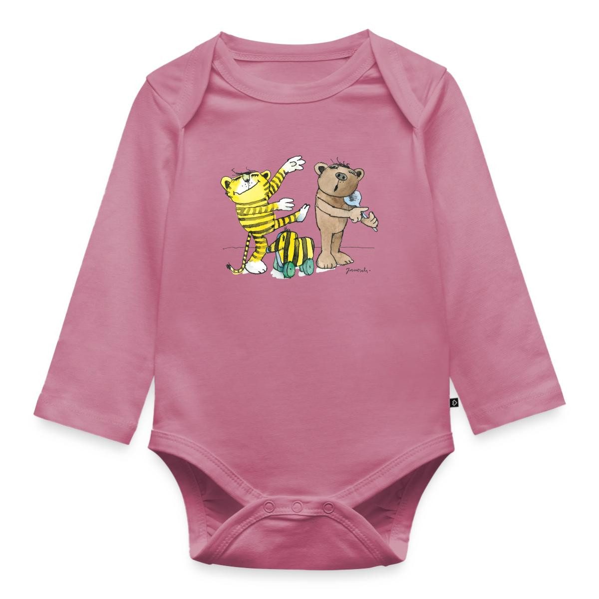 Langarmbody Janosch Tiger Und Bär Machen Musik Tages Baby Body Langarm