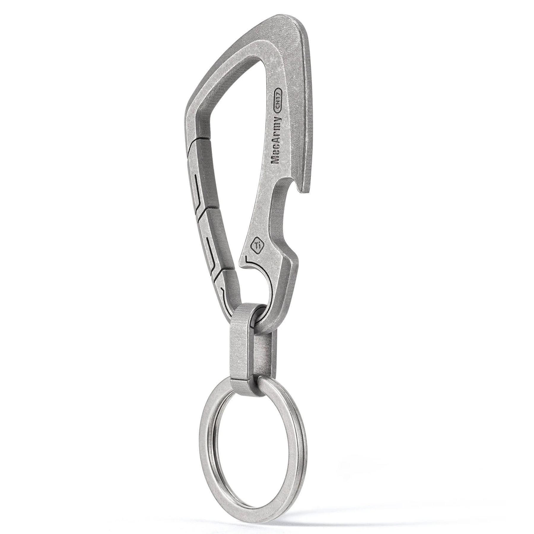MecArmy Karabiner Premium Titan-Karabiner CH17 Ti – Leicht, Stark und Stilvoll für, (1 St)