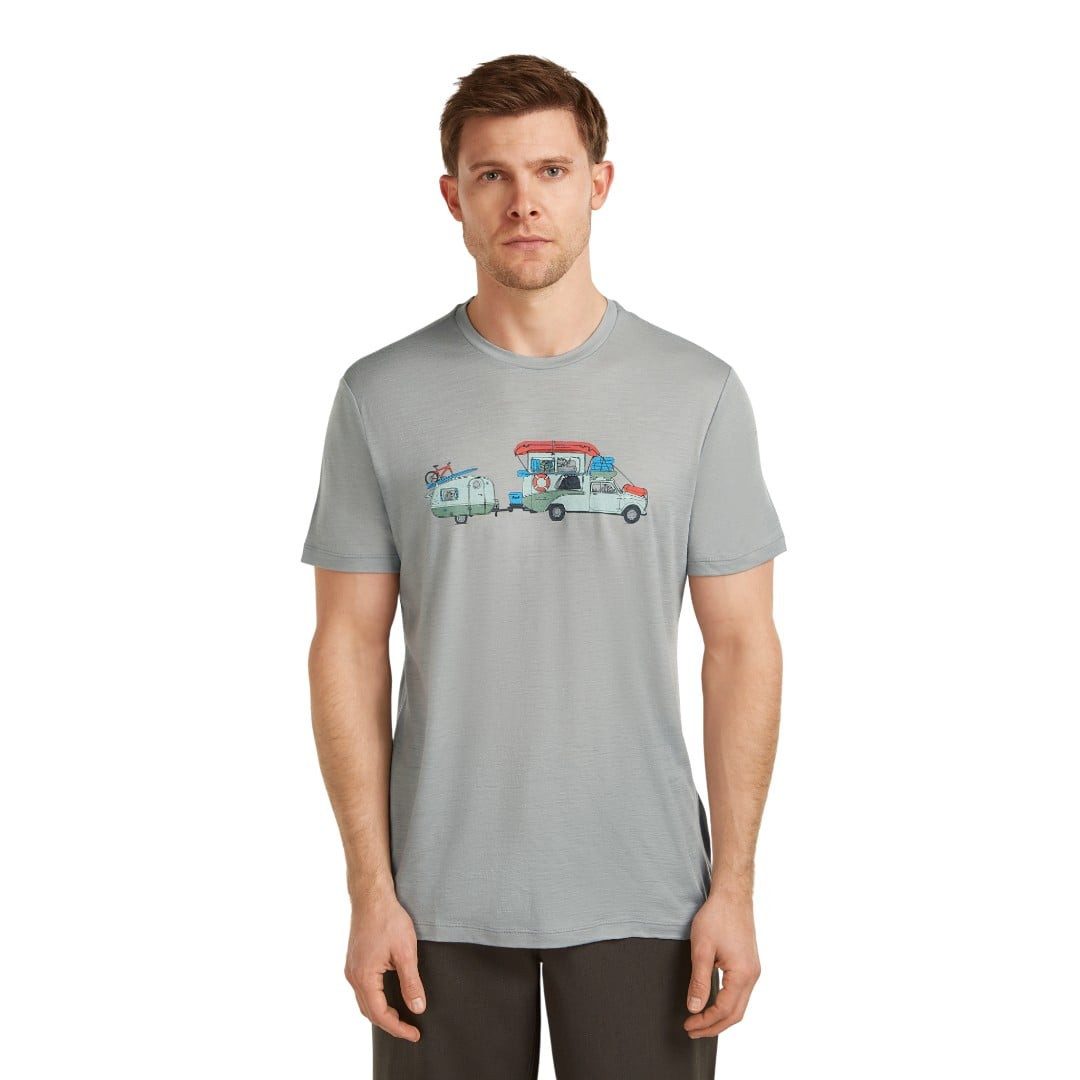 Icebreaker T-Shirt Wander-/Freizeit Merino 150 Tech Lite Transportage (100% Merinowolle)