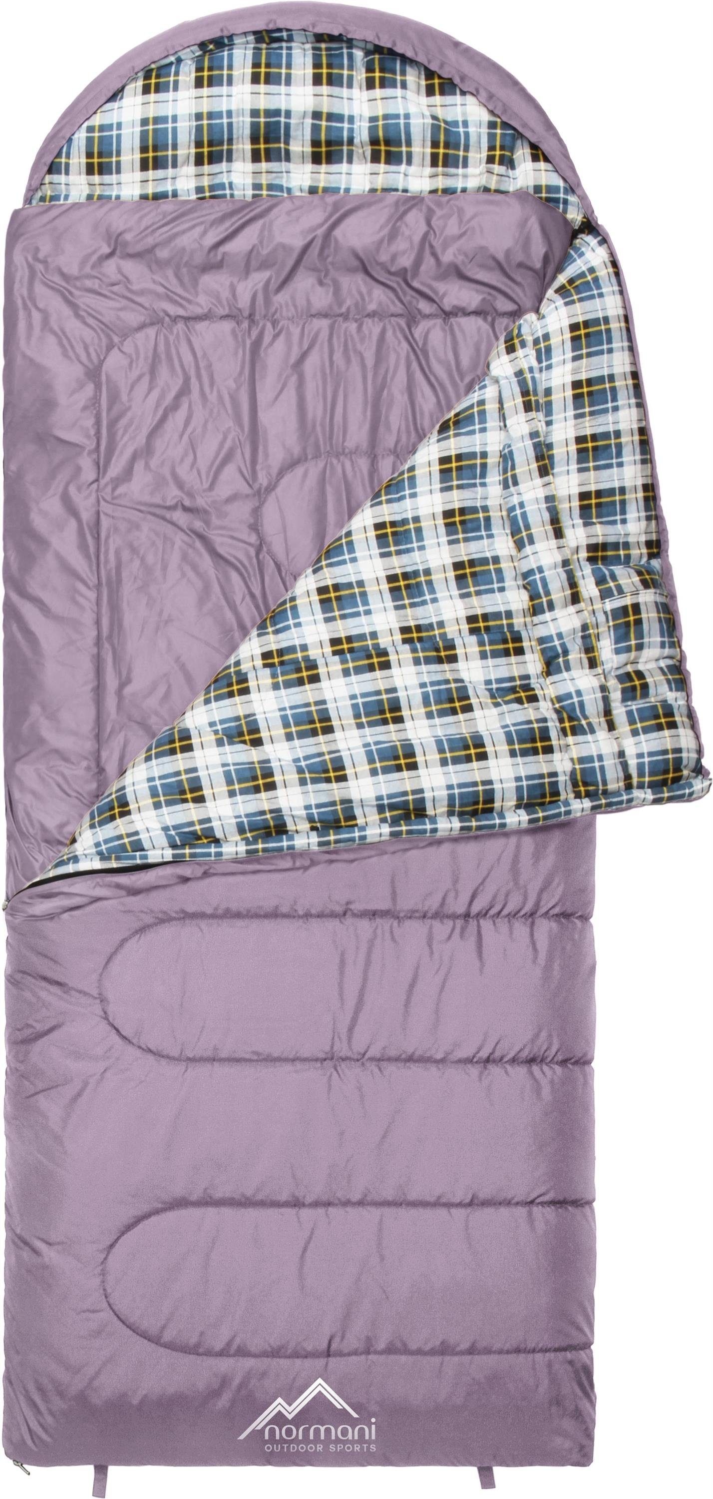 normani Deckenschlafsack Outdoor-Schlafsack Extrem 4-In-1 Antarctica, bis -40°C 500 + 250 g/m² Füllung – Bild 3 von 5