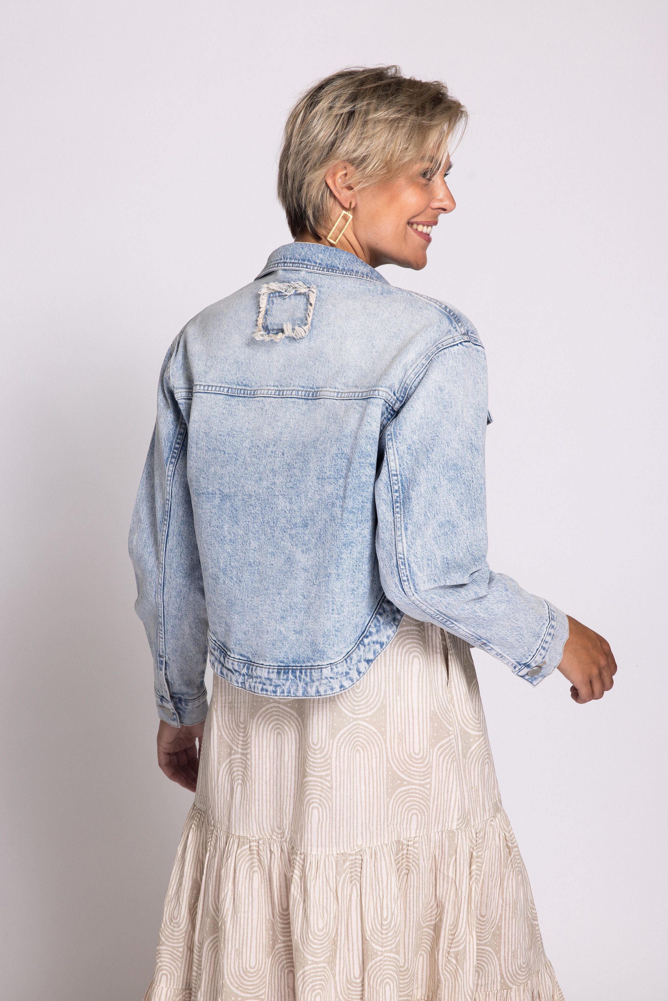 Zhrill Jeansjacke ZHNISSA Langarm, kurz geschnitten günstig online kaufen