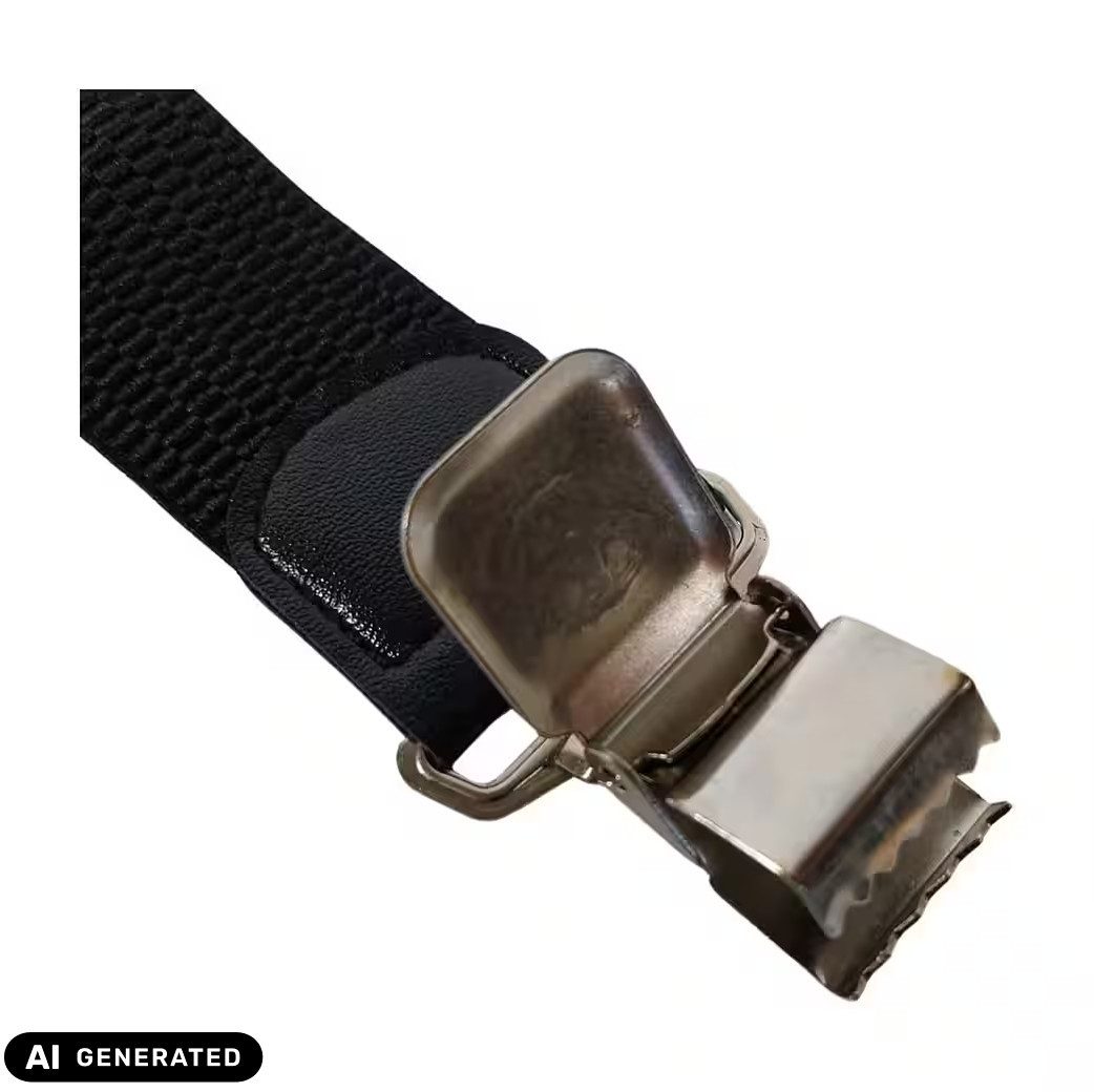 Ware aus aller Welt Hosenträger schwarz starke Y Hosenträger 40 mm breit mit starke Krallenclips