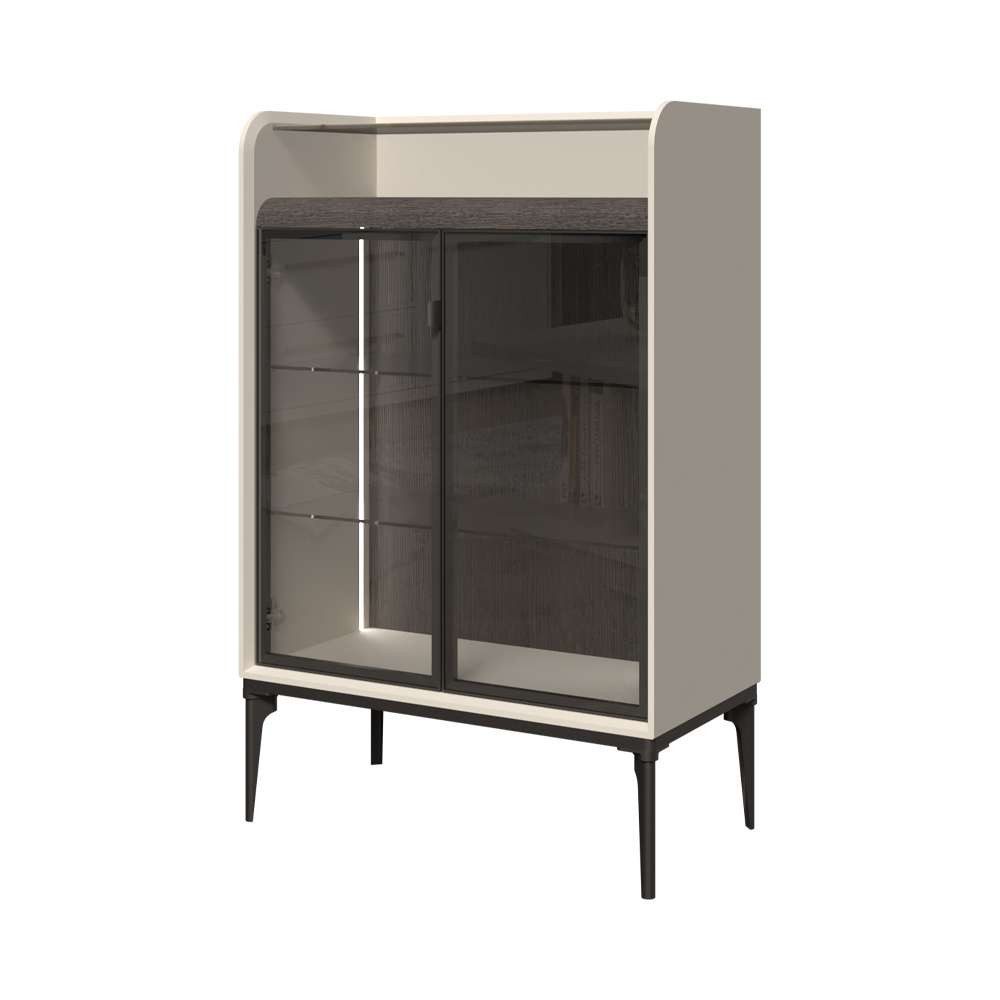 OTTO home Highboard Sofy Sideboard, Kommode, Anrichte, Schrank, UV lackiert, Soft Close Funktion, Metallgestell in Anthrazit Dekor