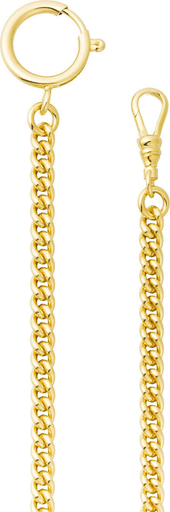Regent Taschenuhr P707-19387740, (Set, 2-tlg., mit Kette), Herrenuhr, Handaufzug, Kette, offene Unruh, Geschenkidee