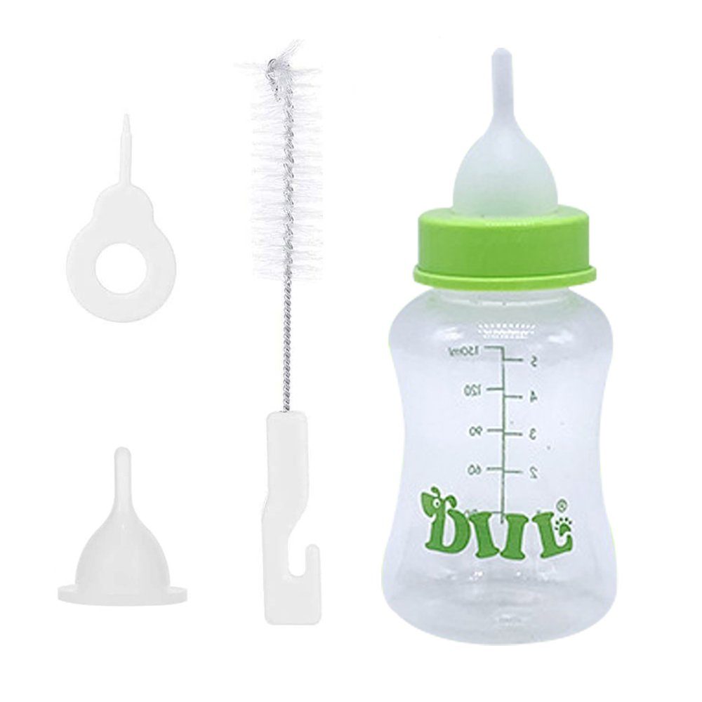 Milch Flasche GelldG Fläschchen 150ml Milch Babyflaschenwärmer Aufzuchtflasche Wasser