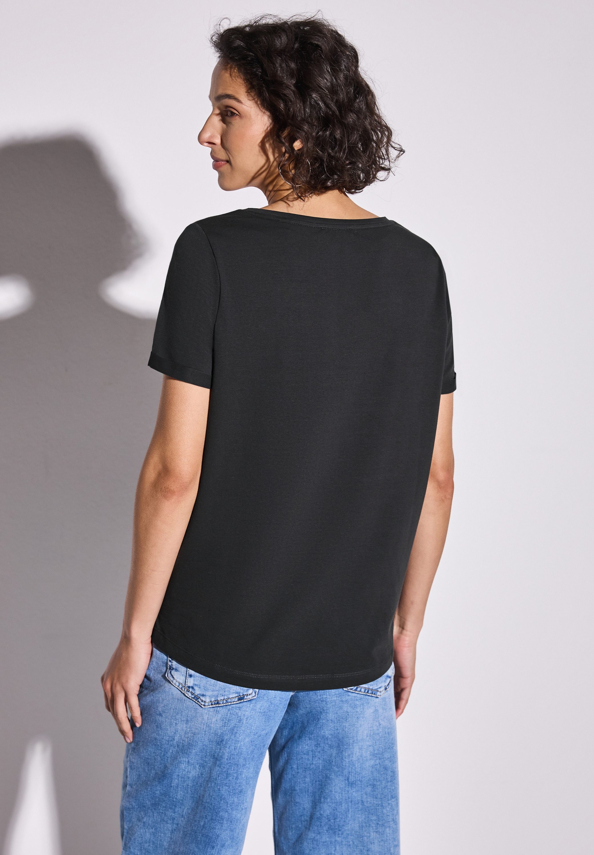 STREET ONE T-Shirt mit Schriftzug günstig online kaufen