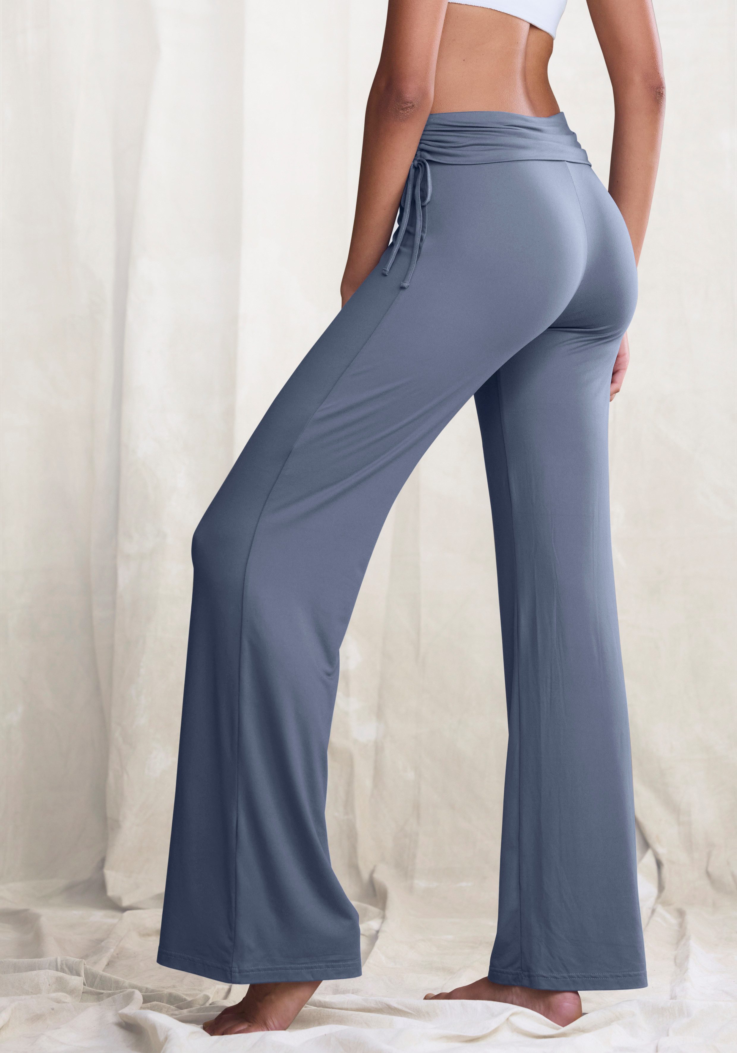LASCANA Jazzpants mit Umschlagbund zum Raffen günstig online kaufen