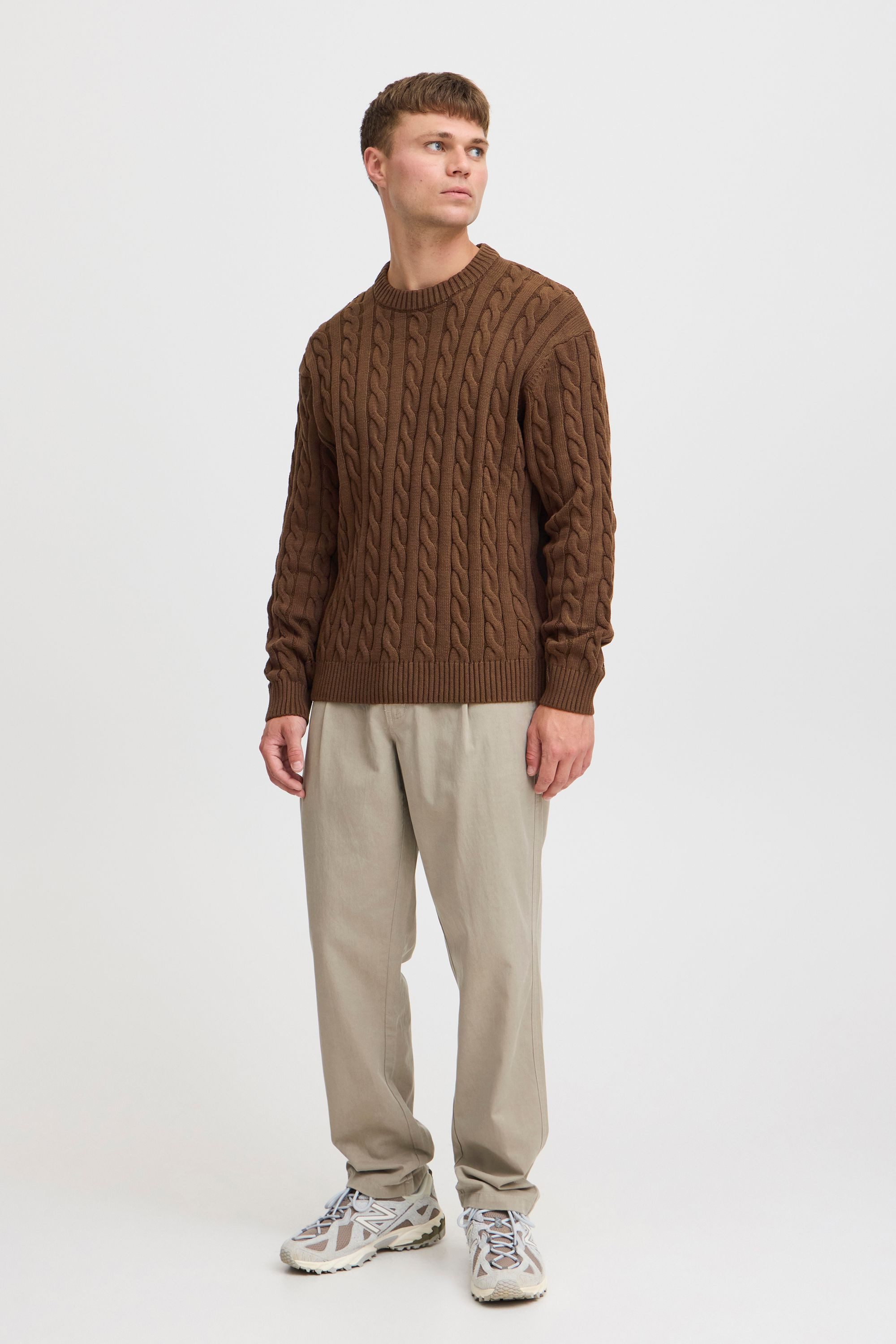 !Solid Strickpullover SDMalcolm Schöner Strickpullover mit Zopfmuster günstig online kaufen