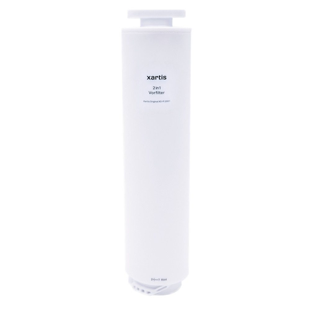xartis Wasserfilter Vorfilter für Osmoseanlage 2in1, entfernt Sedimente & Chlor, XO-FI