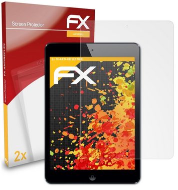 atFoliX Schutzfolie für Apple iPad Air 2013, (2 Folien), Entspiegelnd und stoßdämpfend