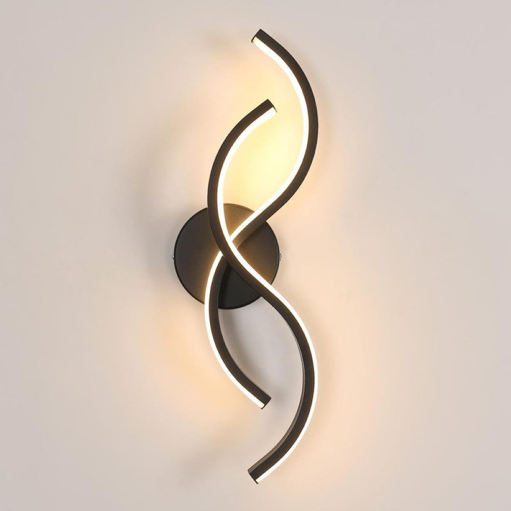 Goeco Wandleuchte Unregelmäßige Aluminium-Wandleuchte, 15 W, 41×14×6,5 cm, günstig online kaufen