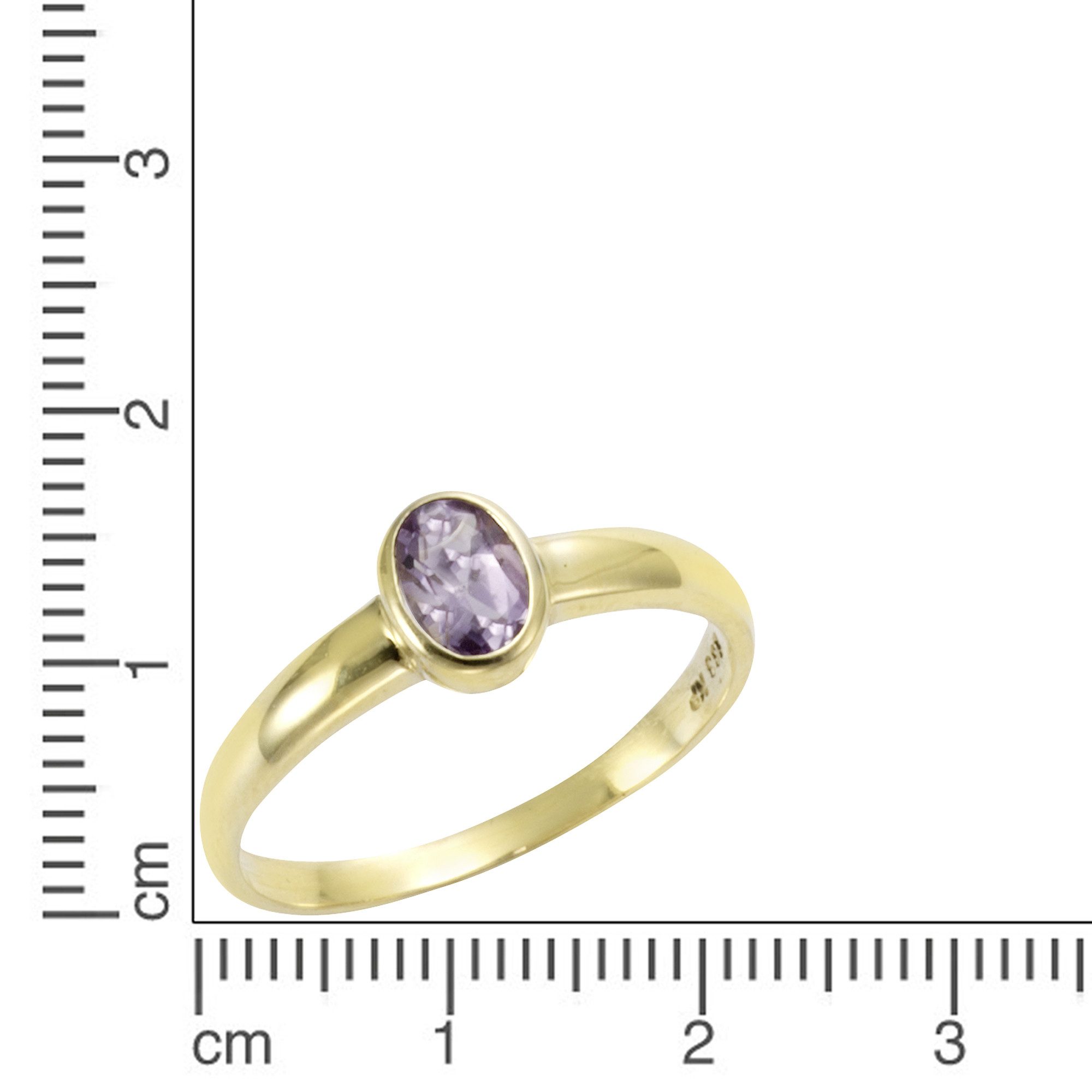 Vivance Fingerring 585/- Gelbgold Amethyst günstig online kaufen