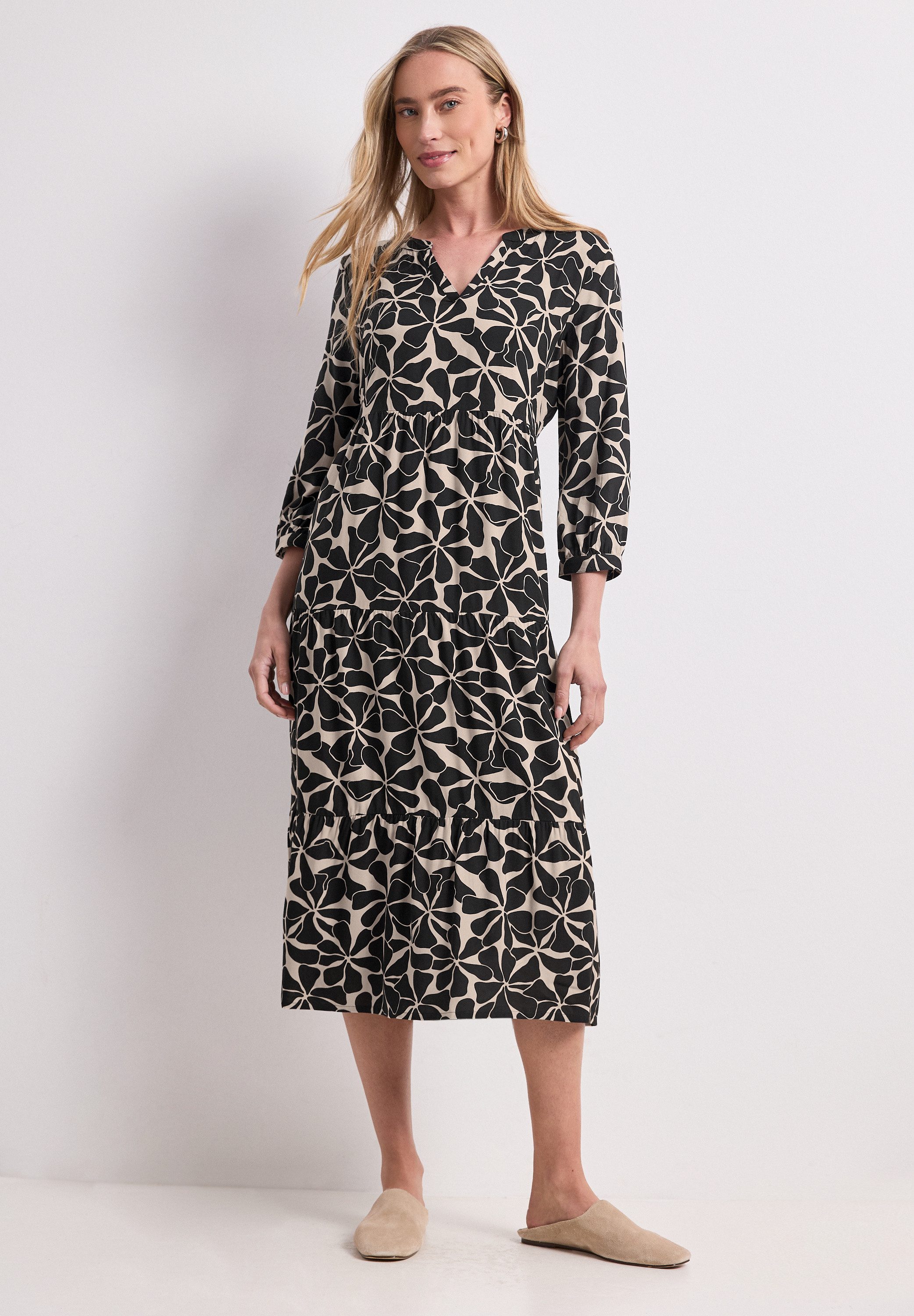STREET ONE Midikleid aus Viskose