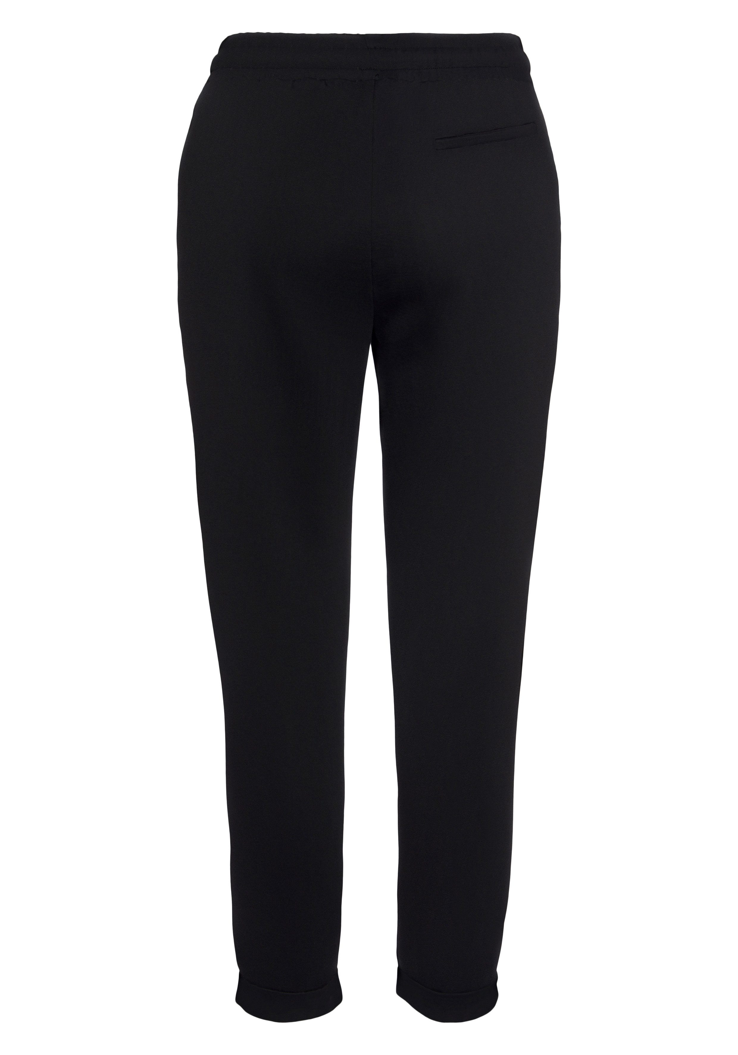Vivance Jogger Pants aus sommerlich leichtem Stoff mit praktischen Eingrifftaschen, Schlupfhose, casual-chic, Sommerhose