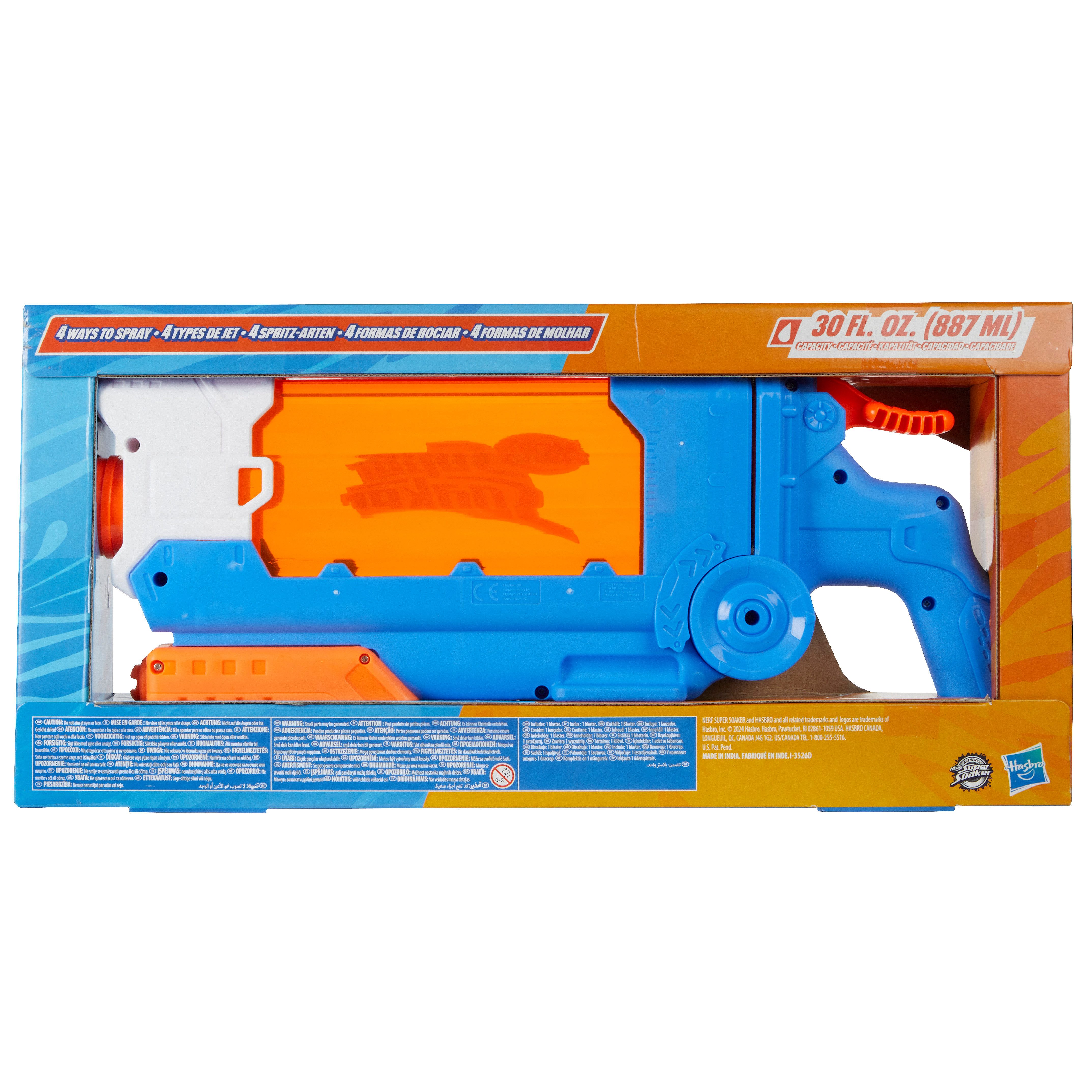 Hasbro Wasserpistole NERF Battle Blaster Soaker Flip Fill