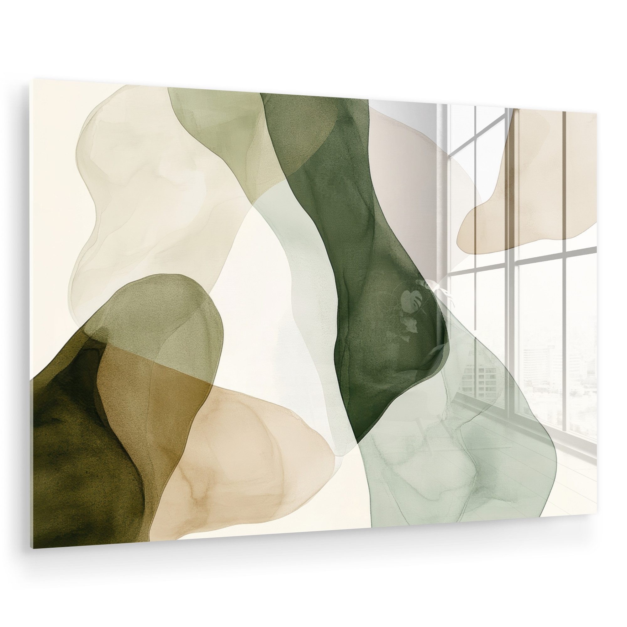 MuchoWow Acrylglasbild Japandi - Abstrakt - günstig online kaufen