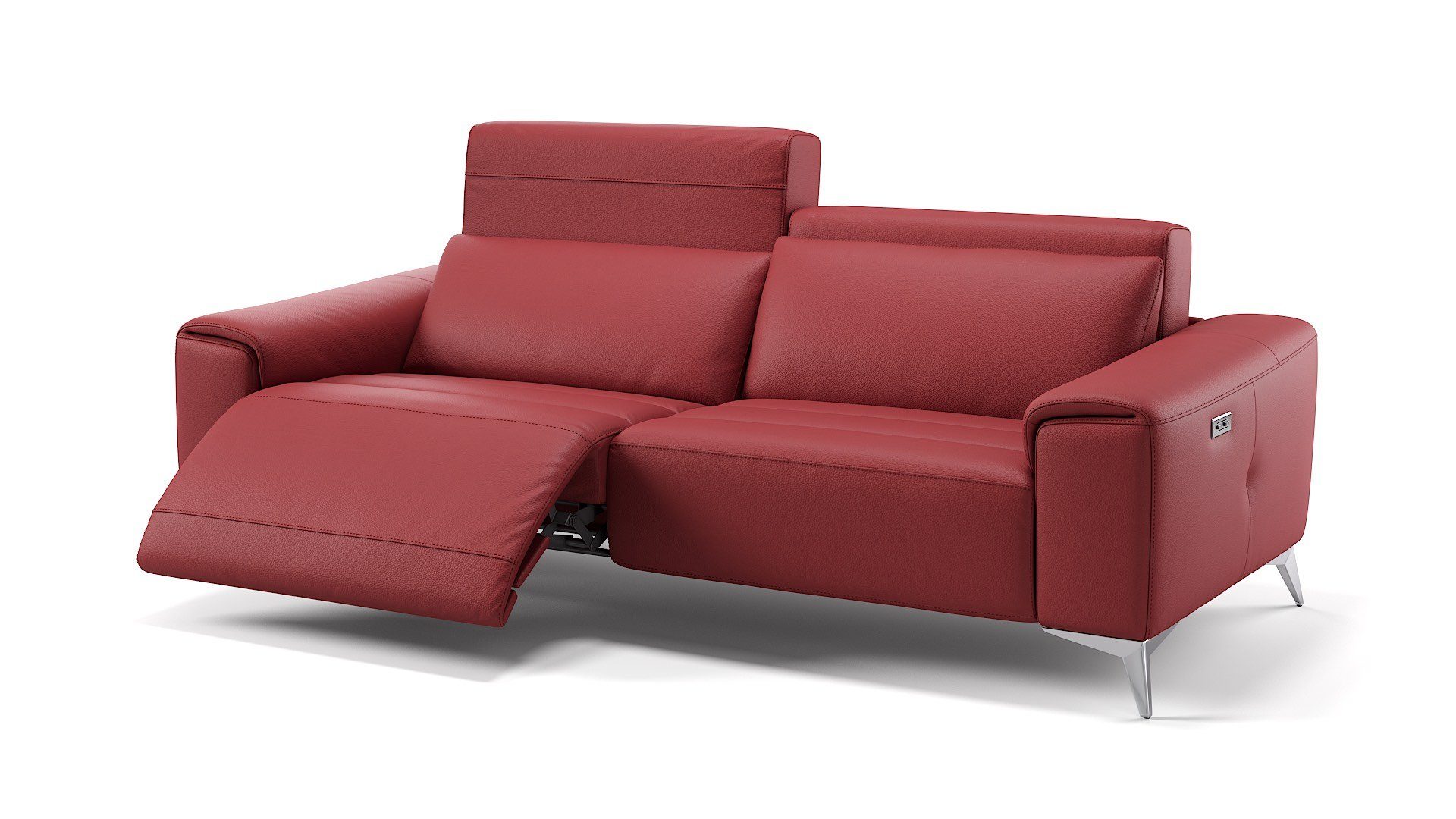 Sofanella 3-Sitzer Leder BELLA, Relaxcouch, Designersofa, Designer Sofa, 3er Couch, Sofagarnitur