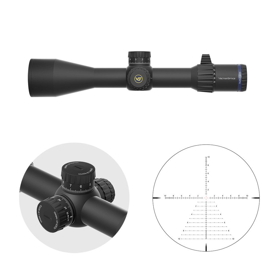 Vector Optics Vector Optics SCOL-56 Taurus 4-32x56SFP Zielfernrohr (Ideal für Jagd, Sport und Airsoft)