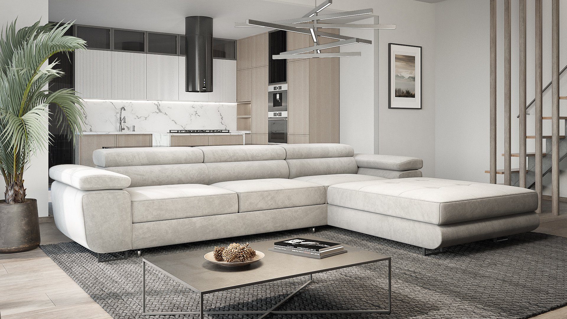 MOEBLO Ecksofa BUZZ TWIN, mit Schlaffunktion, günstig online kaufen