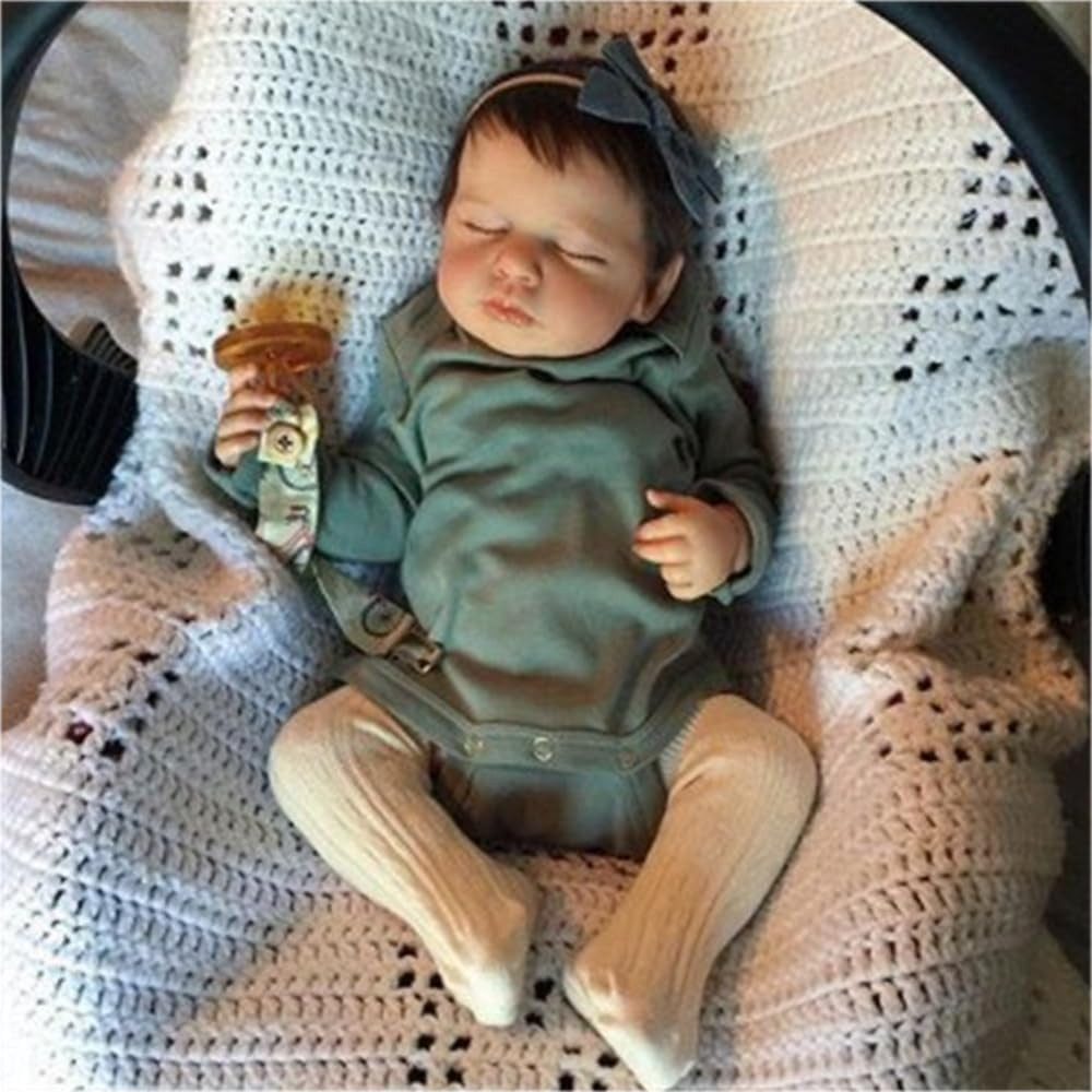RWEUOQ Babypuppe 49Cm Baumwollkörper Mit Geschlossenen günstig online kaufen
