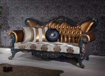 JVmoebel Wohnzimmer-Set Möbel Klassische Sofagarnitur Couch Chesterfield 3+1+ Tisch, (3-St., 1x 3-Sitzer + 1x Sessel + 1x Couchtisch), Made in Europa