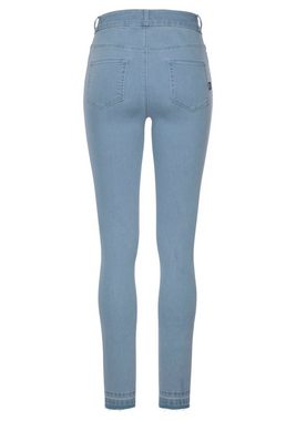 Arizona Skinny-fit-Jeans Ultra Stretch High Waist mit offenem Saum