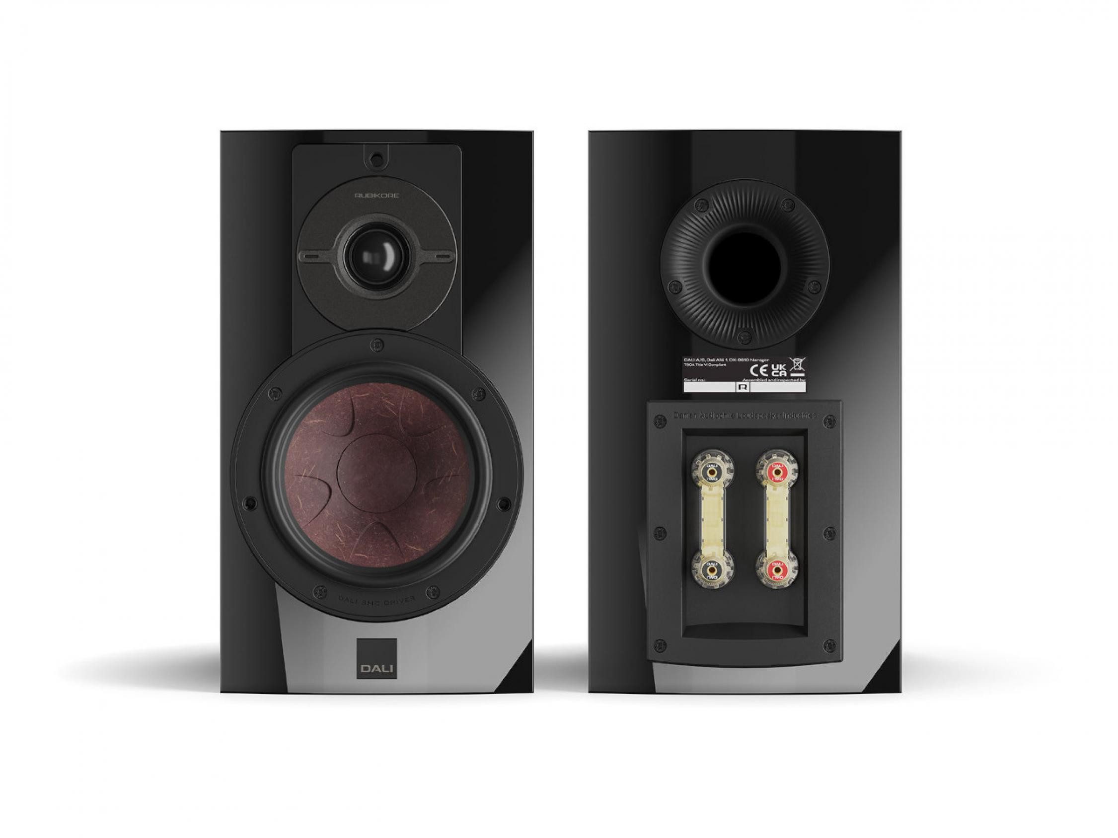 Dali RUBIKORE 2 BLACK HIGH GLOSS Paar Regal-Lautsprecher